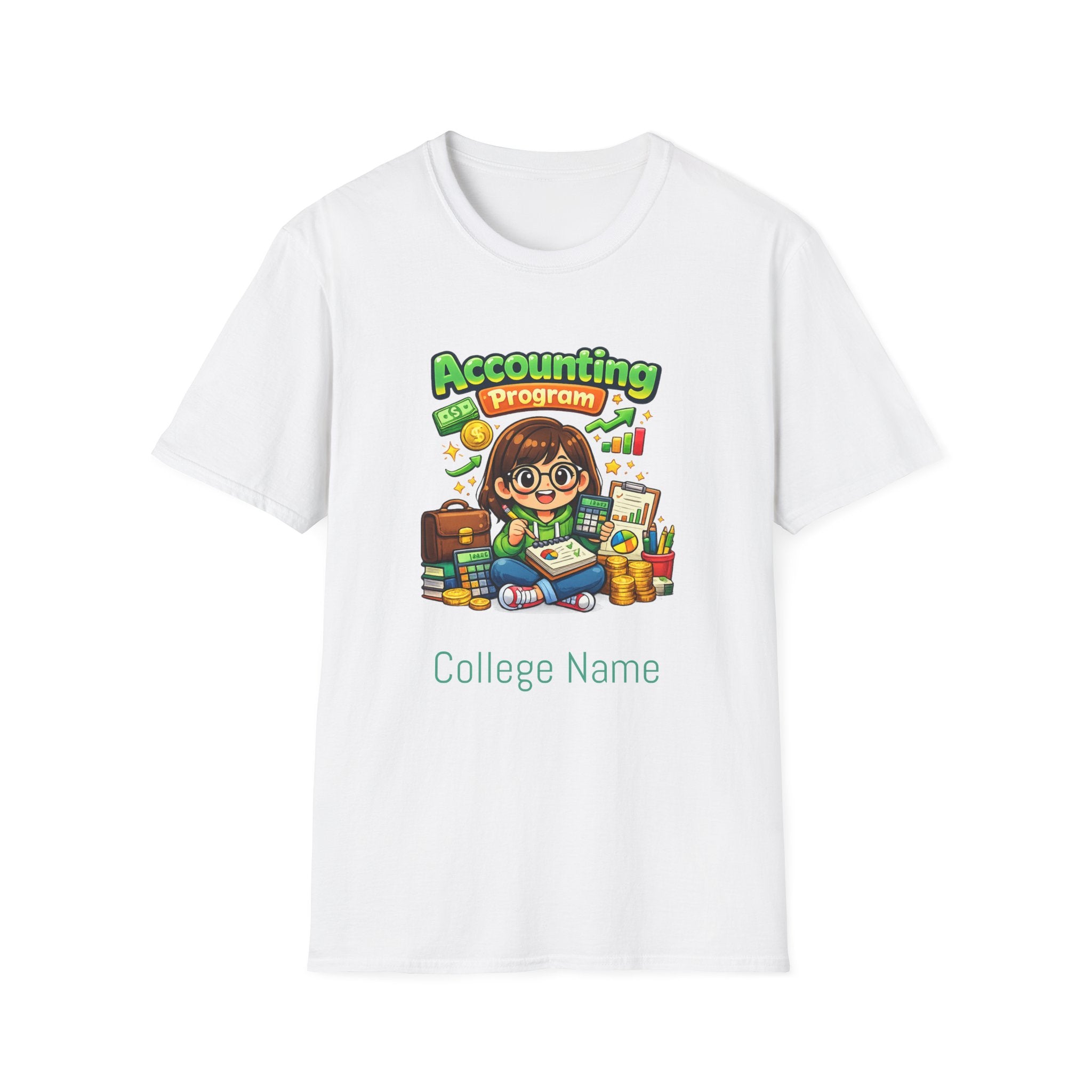 Accounting Program T-Shirt — Cute Student Accountant Graphic Tee