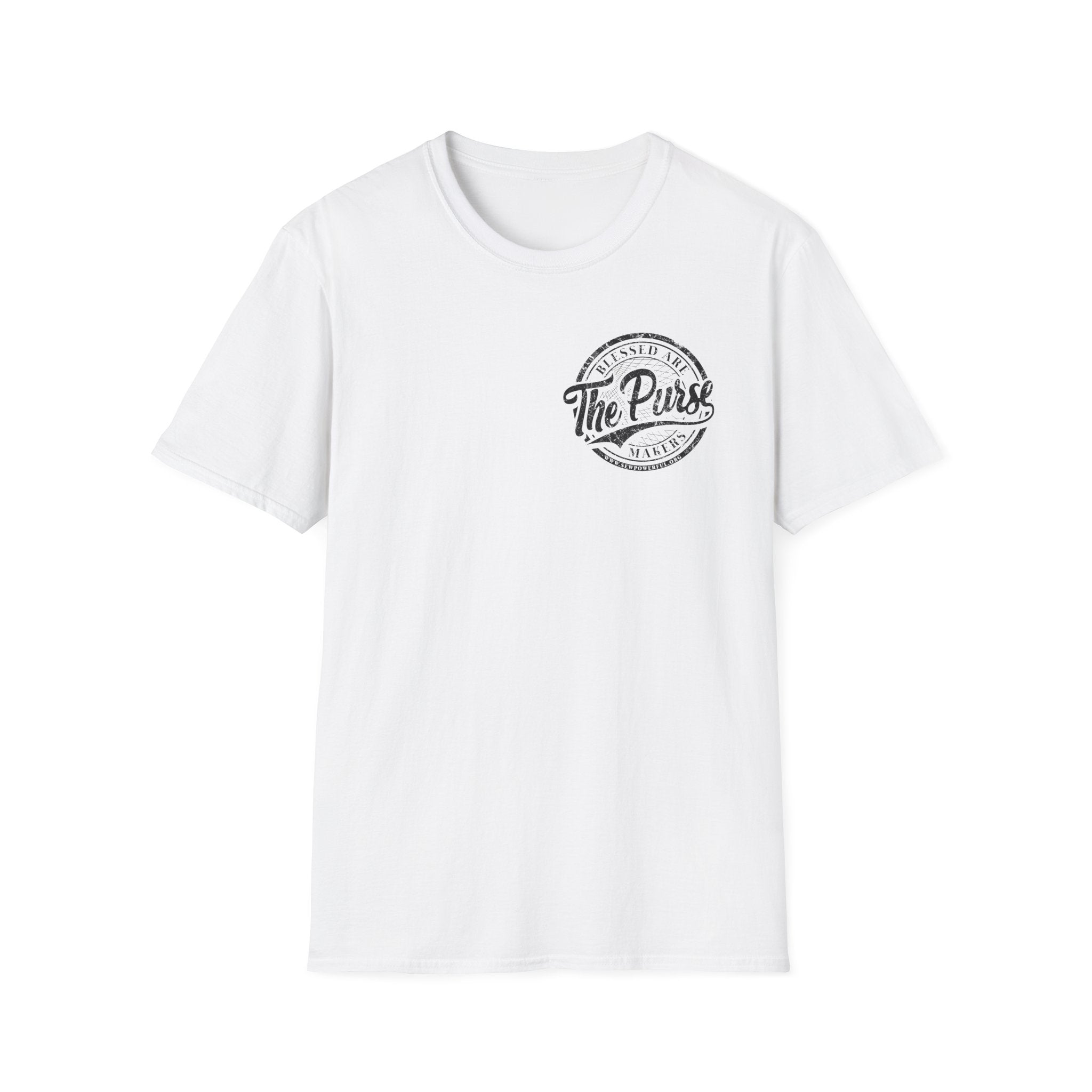 Blessed Are The Purse Makers - Small Logo T-Shirt