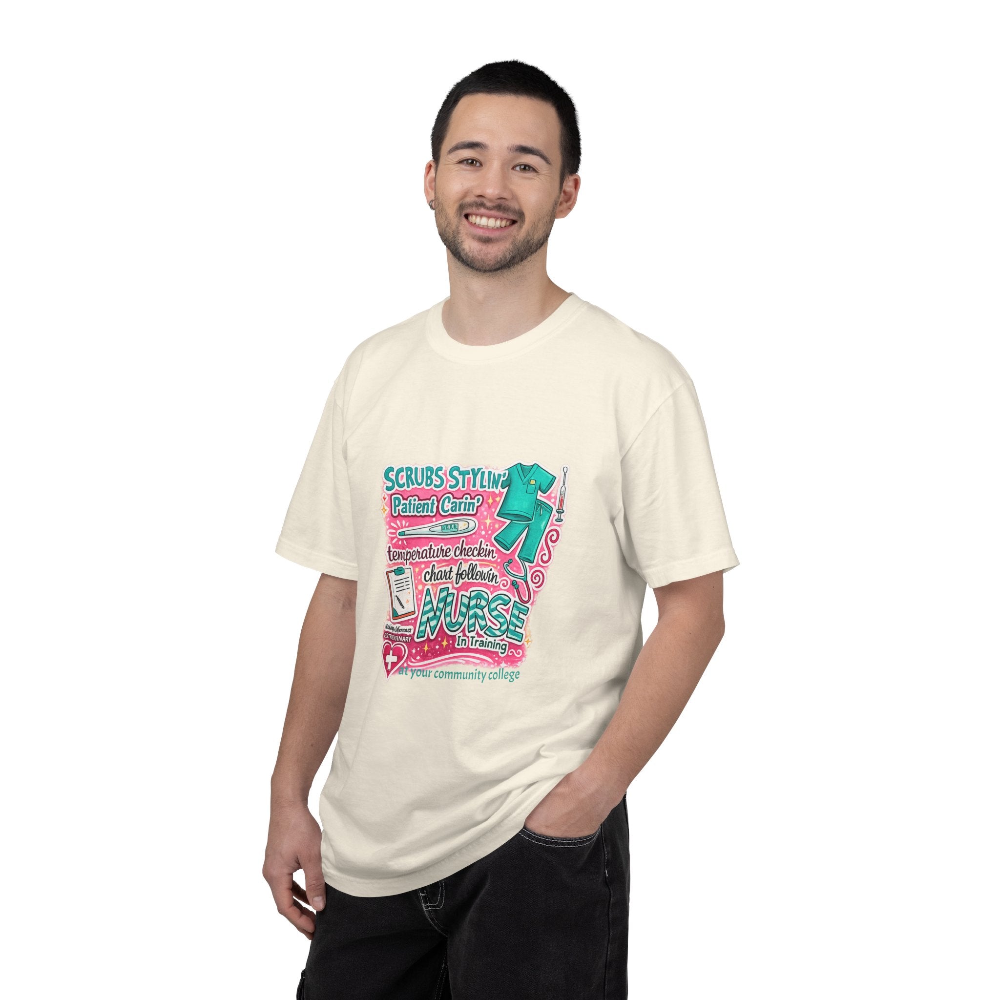 Nurse Scrubs Graphic T-Shirt — 'Scrubs Styling' Cute Medical Humor Tee