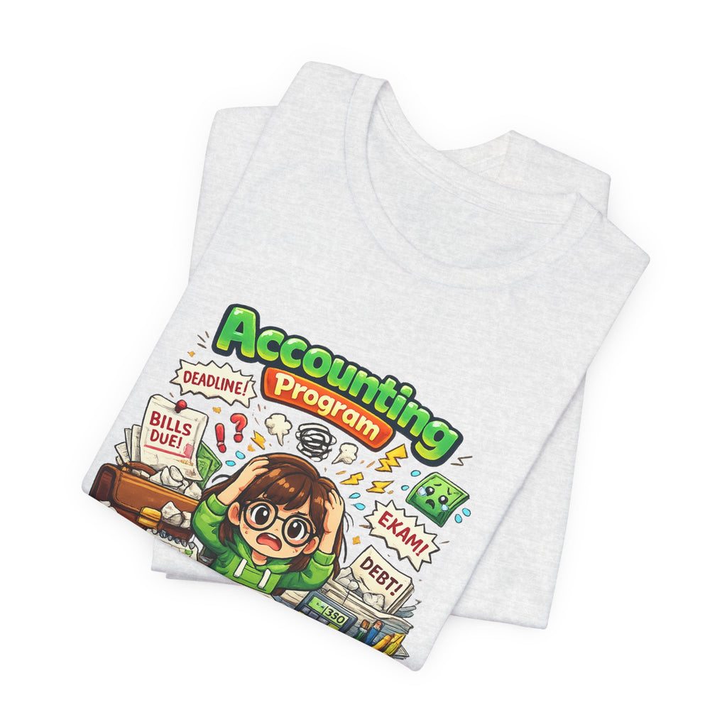Accounting Program Student Tee — Cute Study Cartoon College Shirt