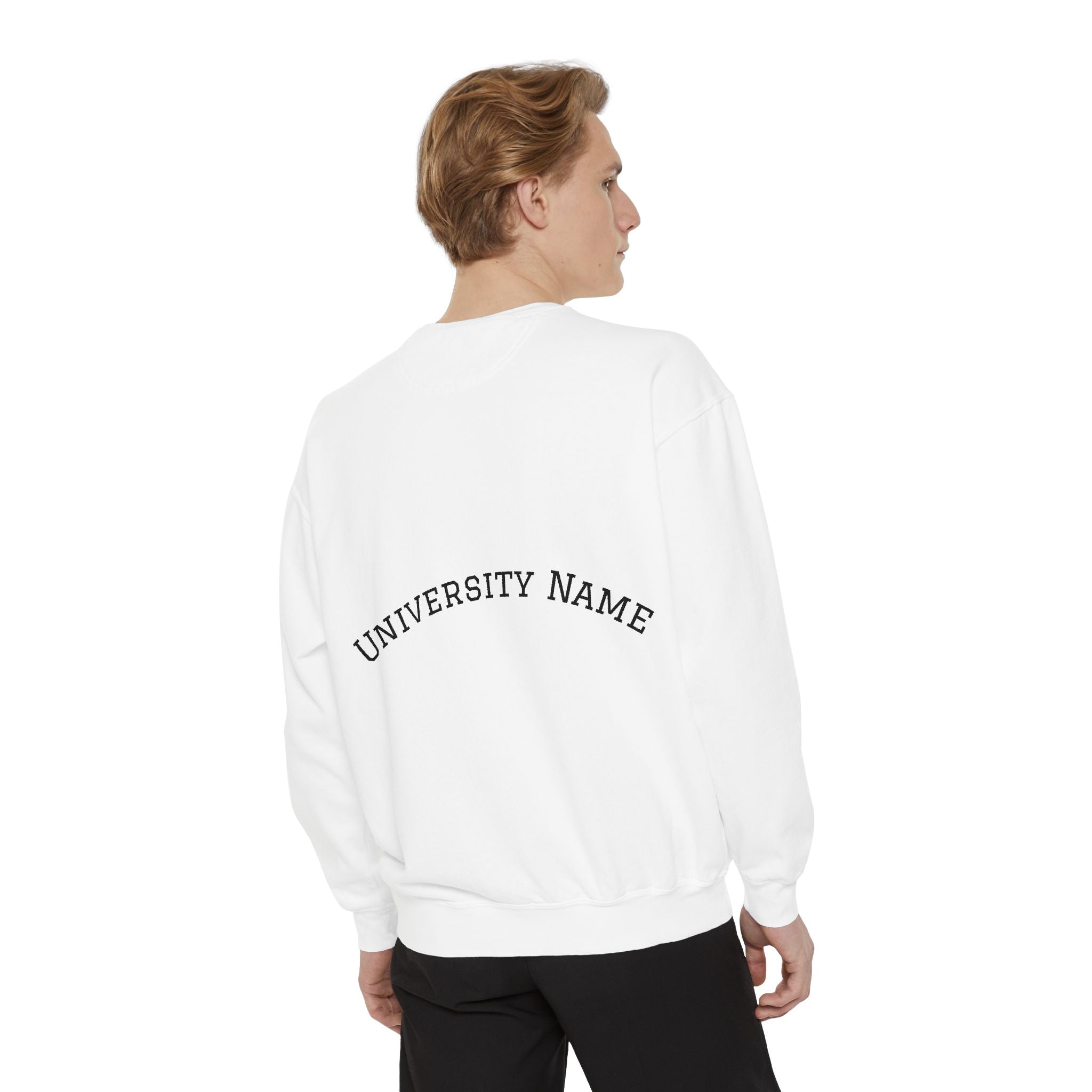 Communication Garment-Dyed Sweatshirt