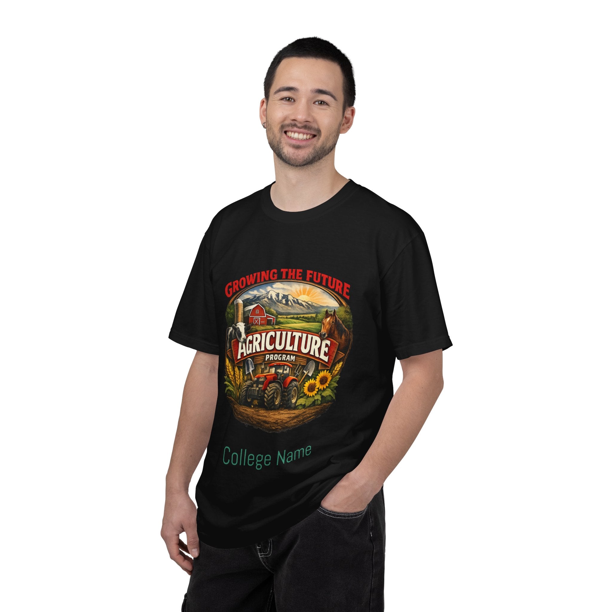 Agriculture Program T‑Shirt — "Growing the Future" Farm Vintage Graphic