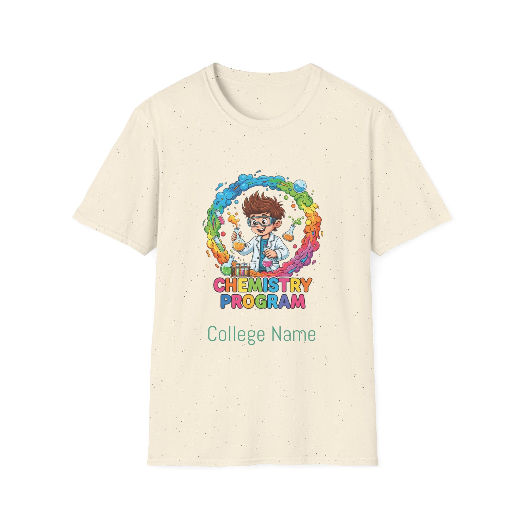 Chemistry Program T-Shirt — Colorful Science Club Tee