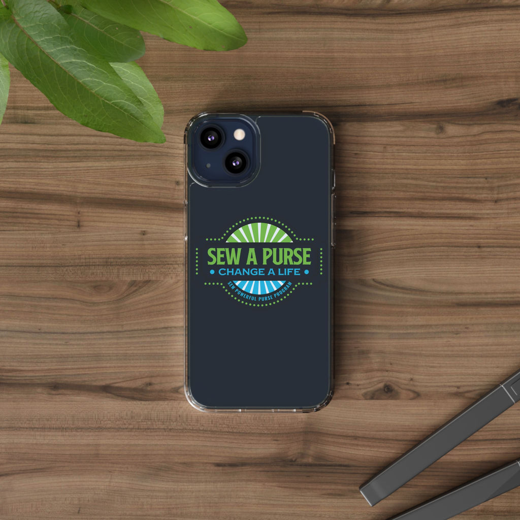 Clear Case — “Sew a Purse, Change a Life” Charity Phone Case