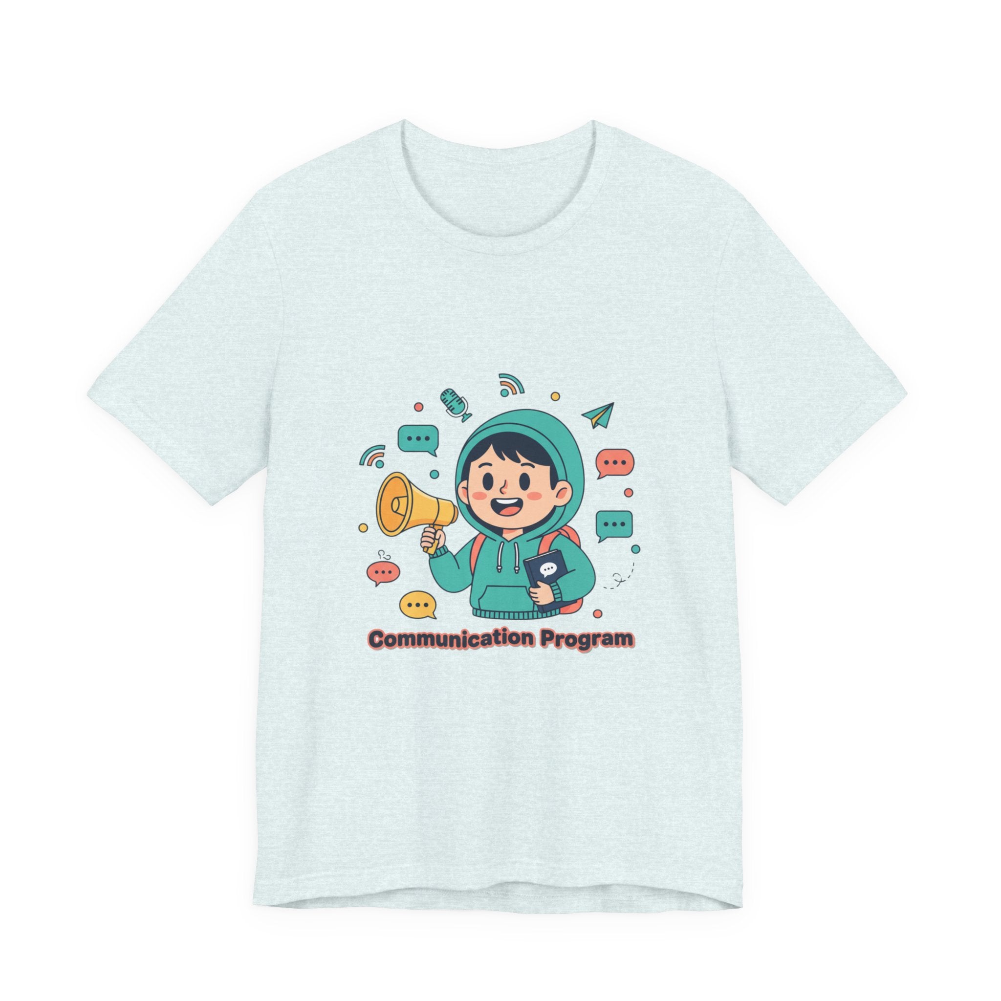 Communication Program T‑Shirt — Cute Mascot Tee