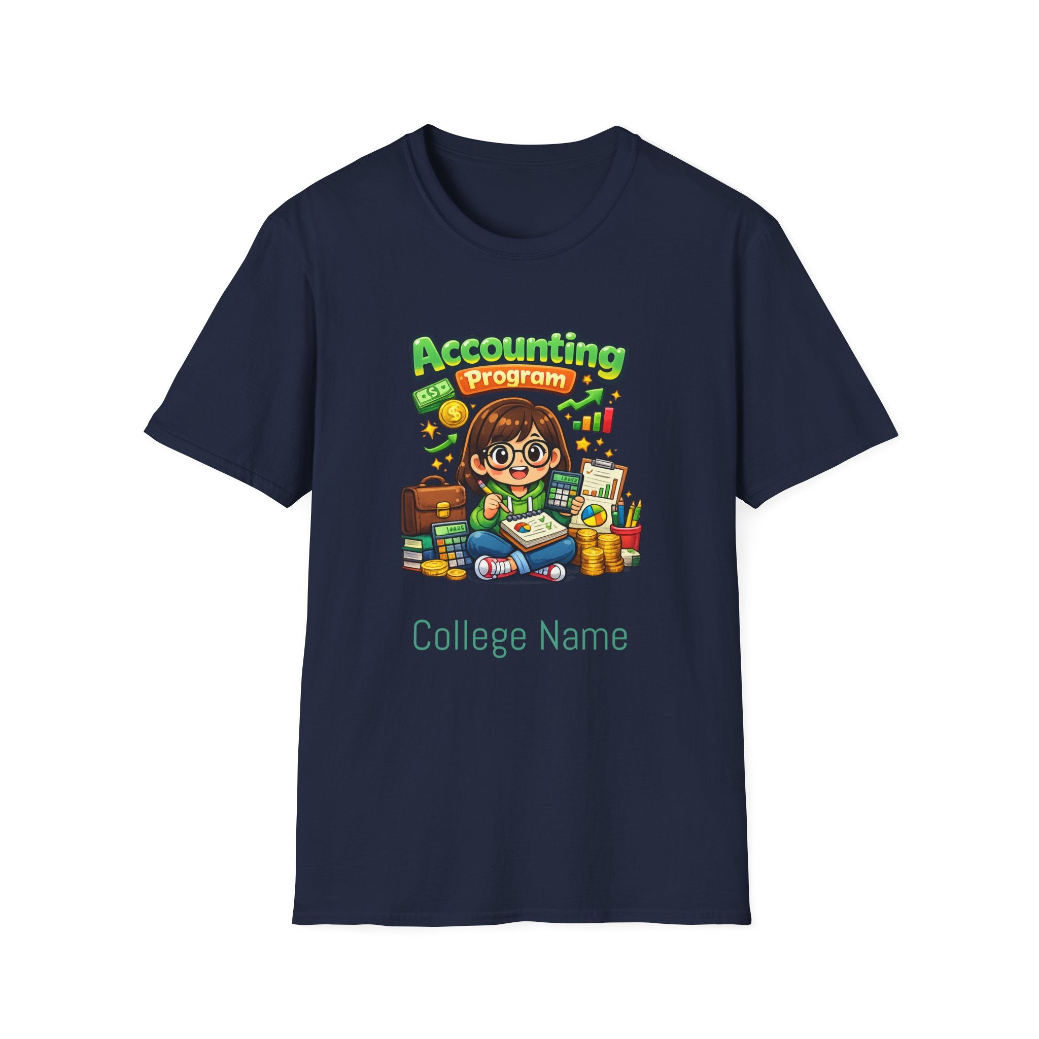Accounting Program T-Shirt — Cute Student Accountant Graphic Tee