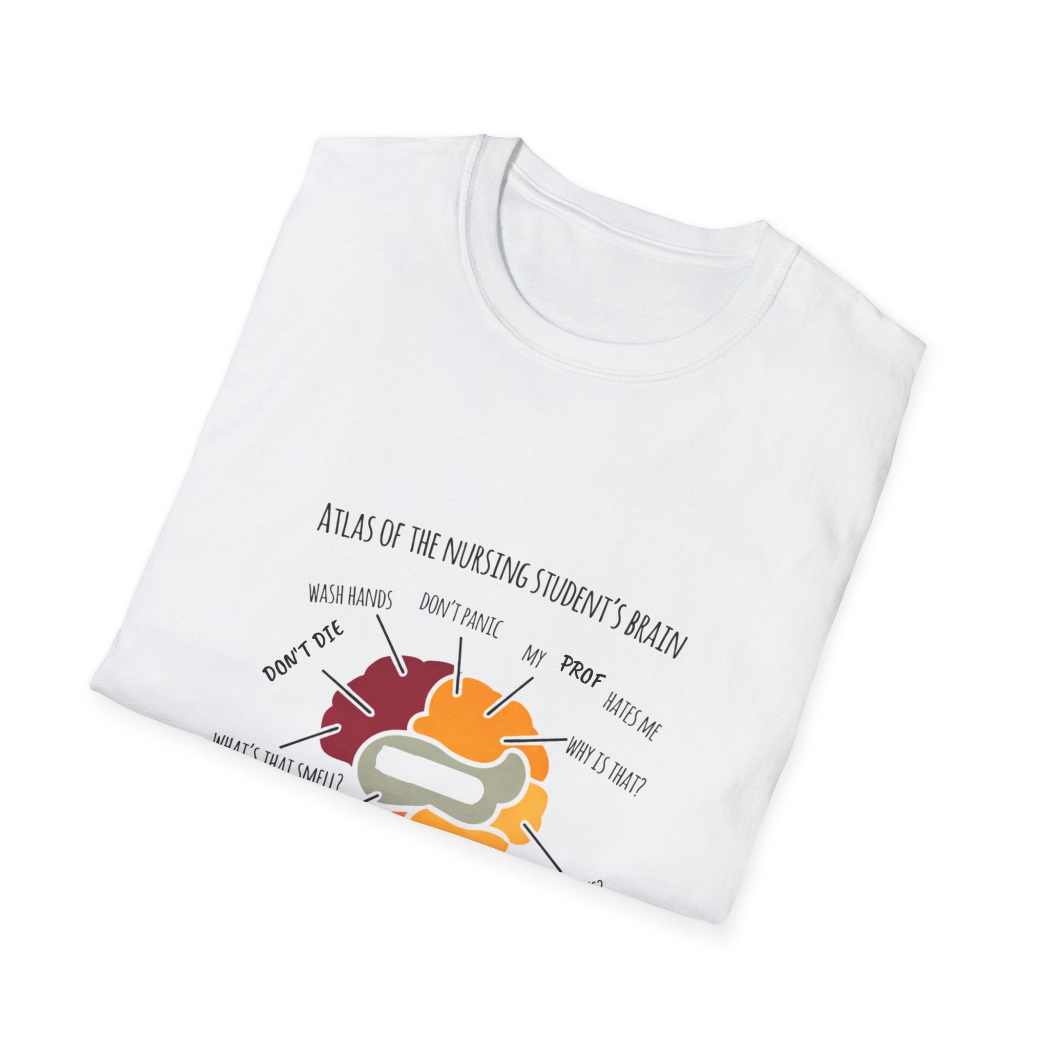 Nursing T-Shirt —  Illustrated Campus Map Tee