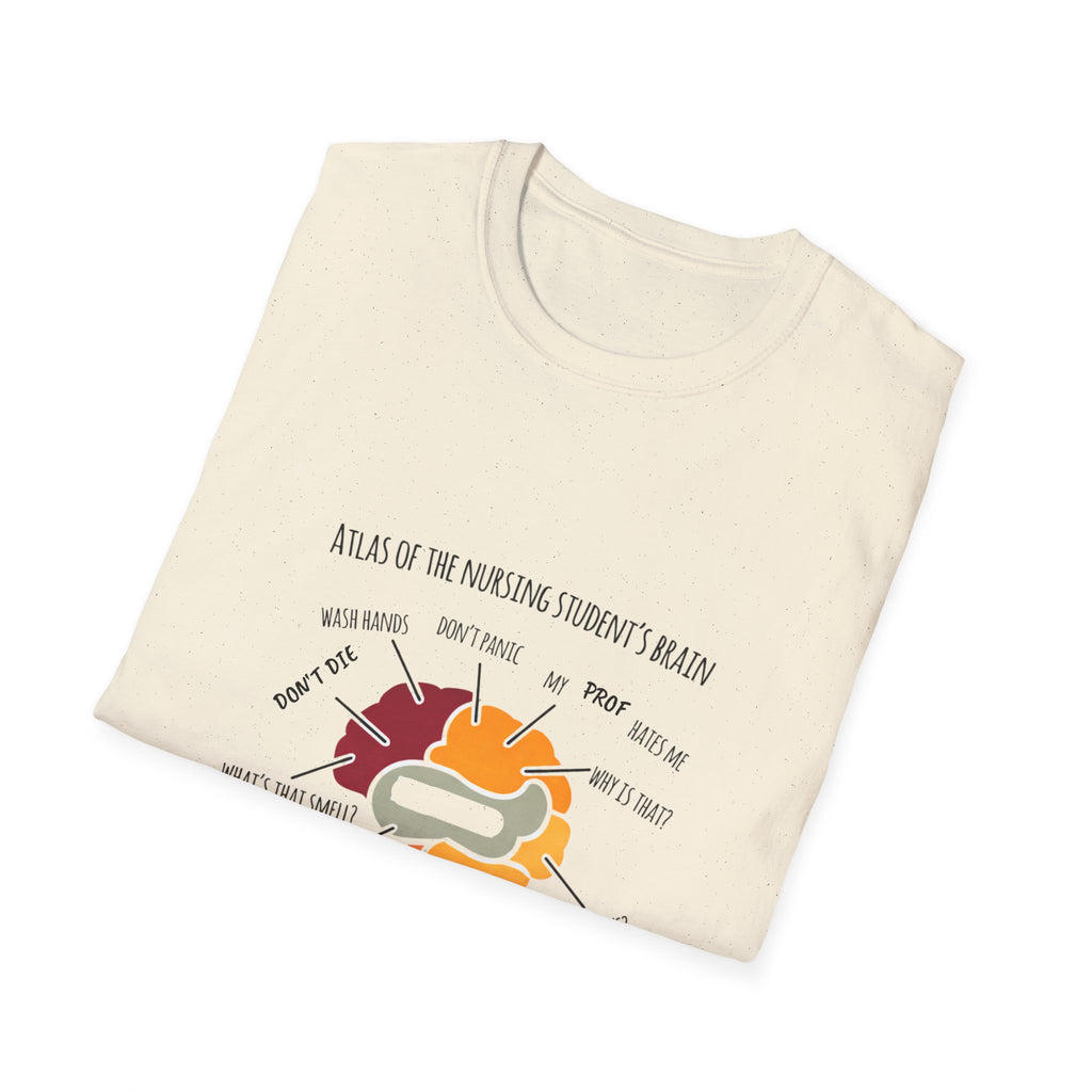 Nursing T-Shirt —  Illustrated Campus Map Tee