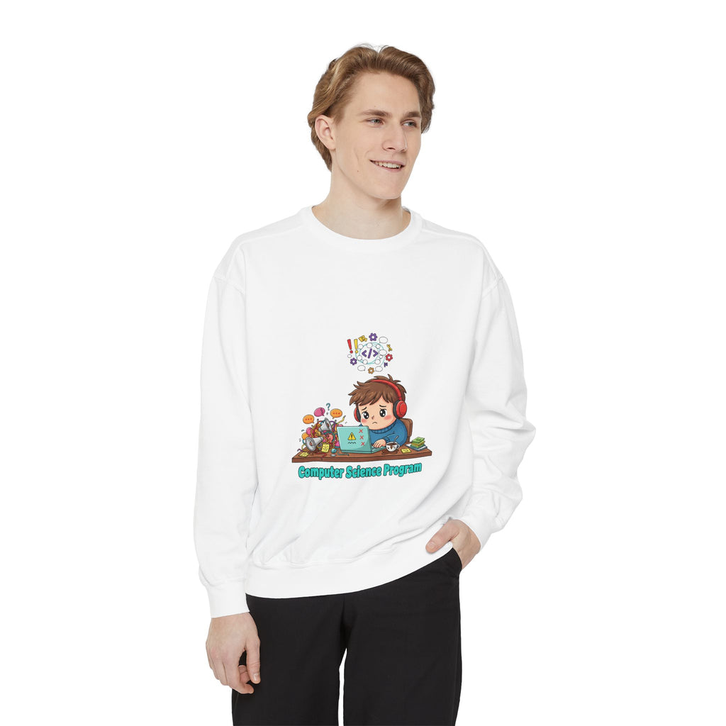 Computer Science Unisex Garment-Dyed Sweatshirt