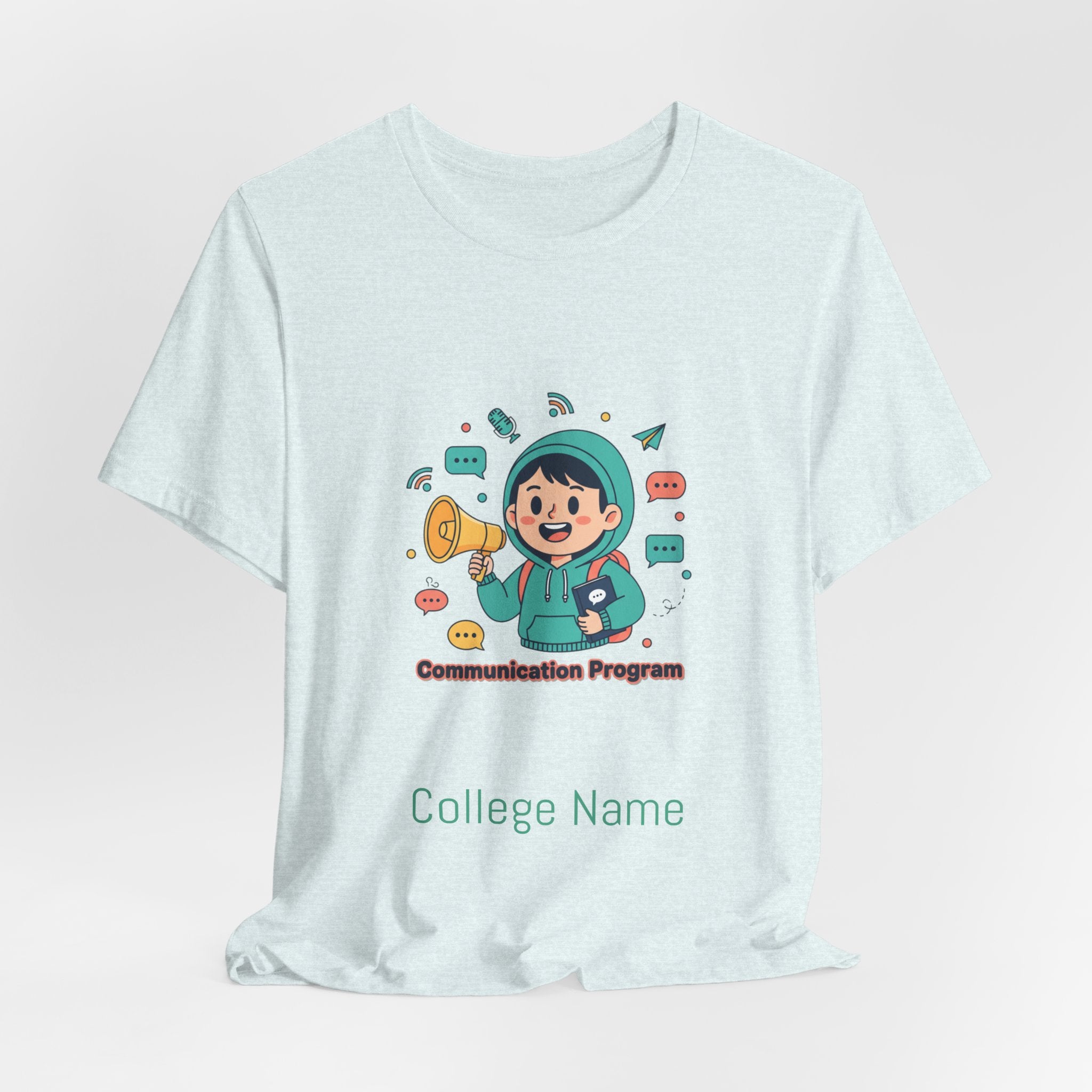 Communication Program T‑Shirt — Cute Mascot Tee