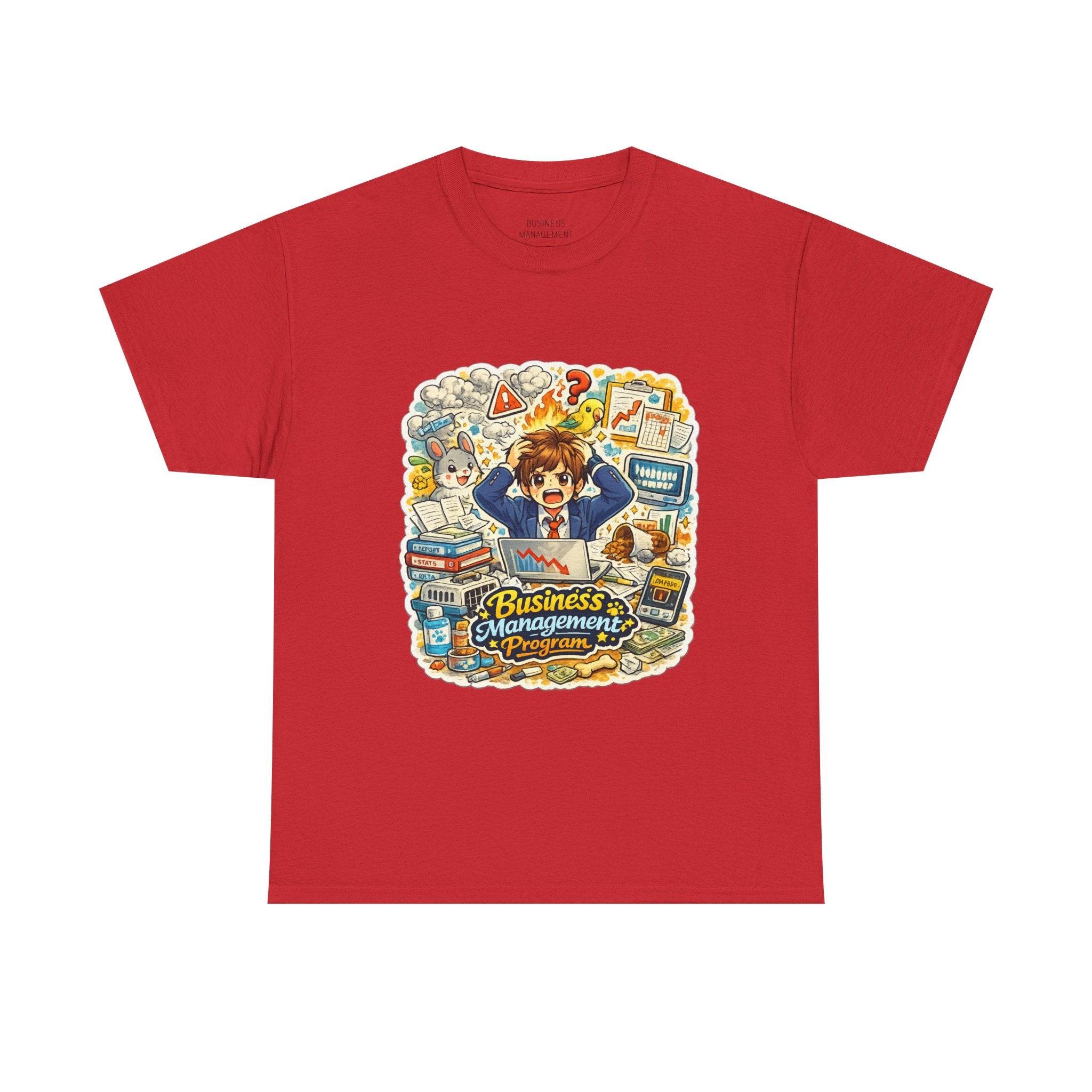 Business Management Major T-Shirt - Cute College Illustration Tee