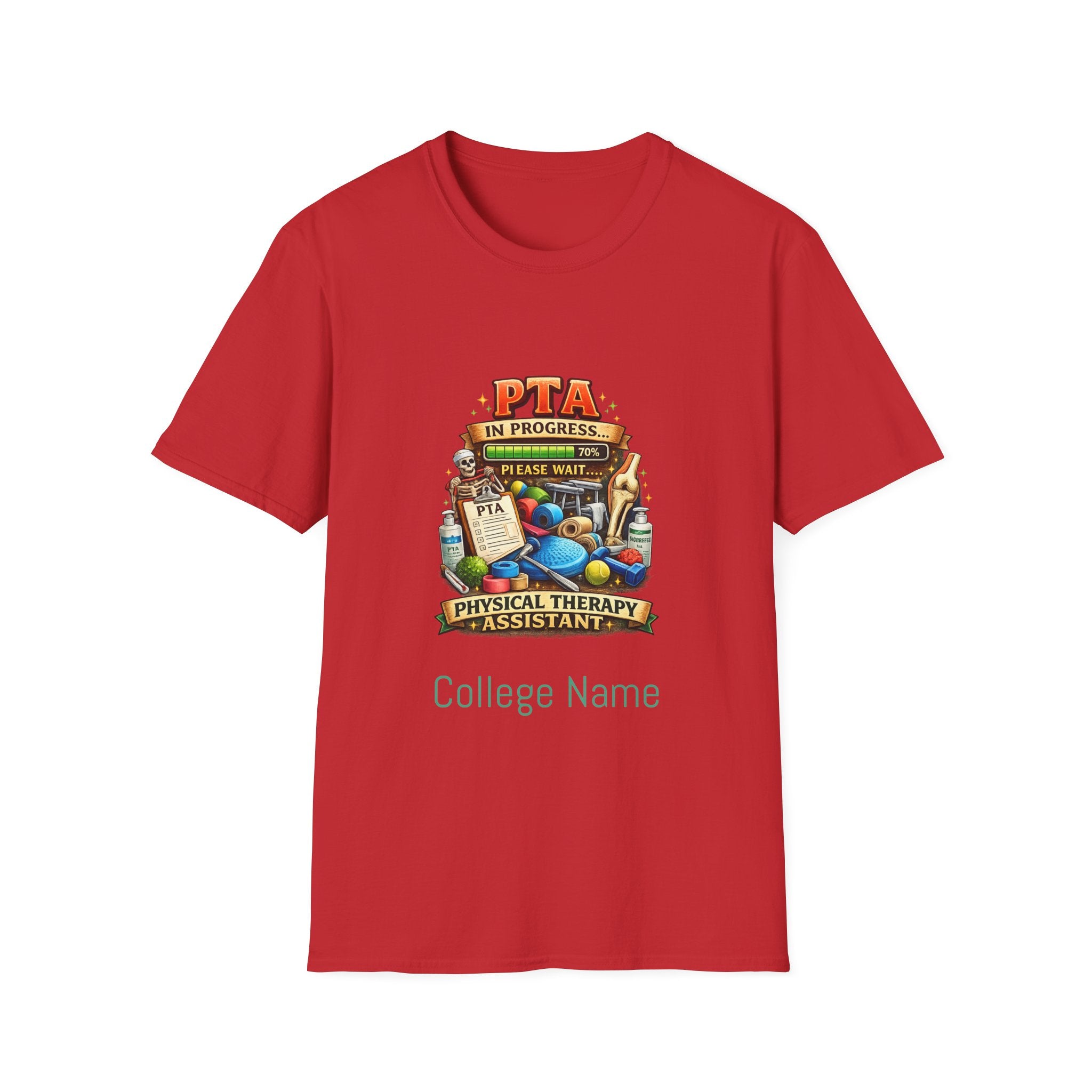 PTA In Progress T-Shirt — Physical Therapy Assistant Funny Therapist Gift