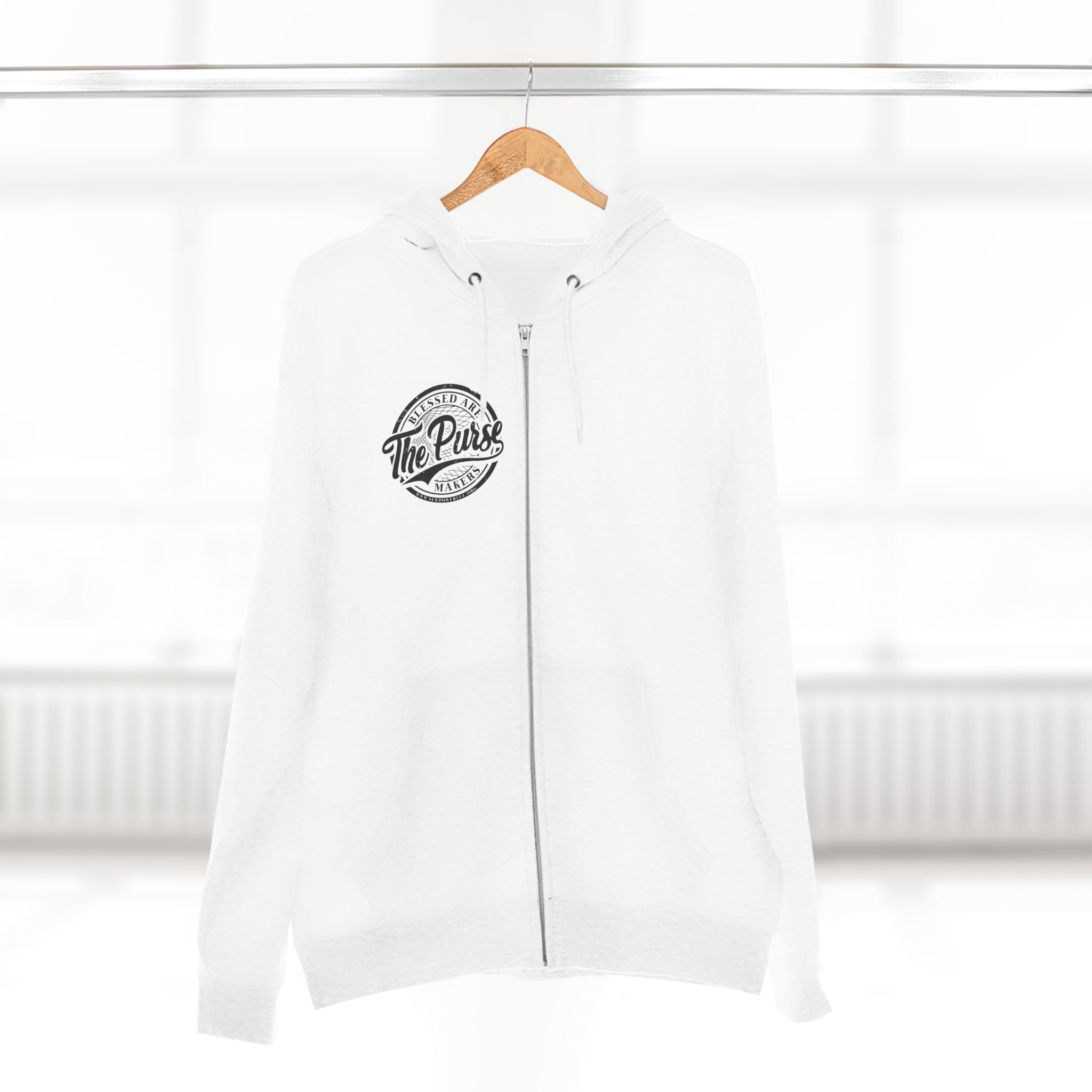 The Purse Zip Hoodie — Vintage Camping Logo Hooded Jacket