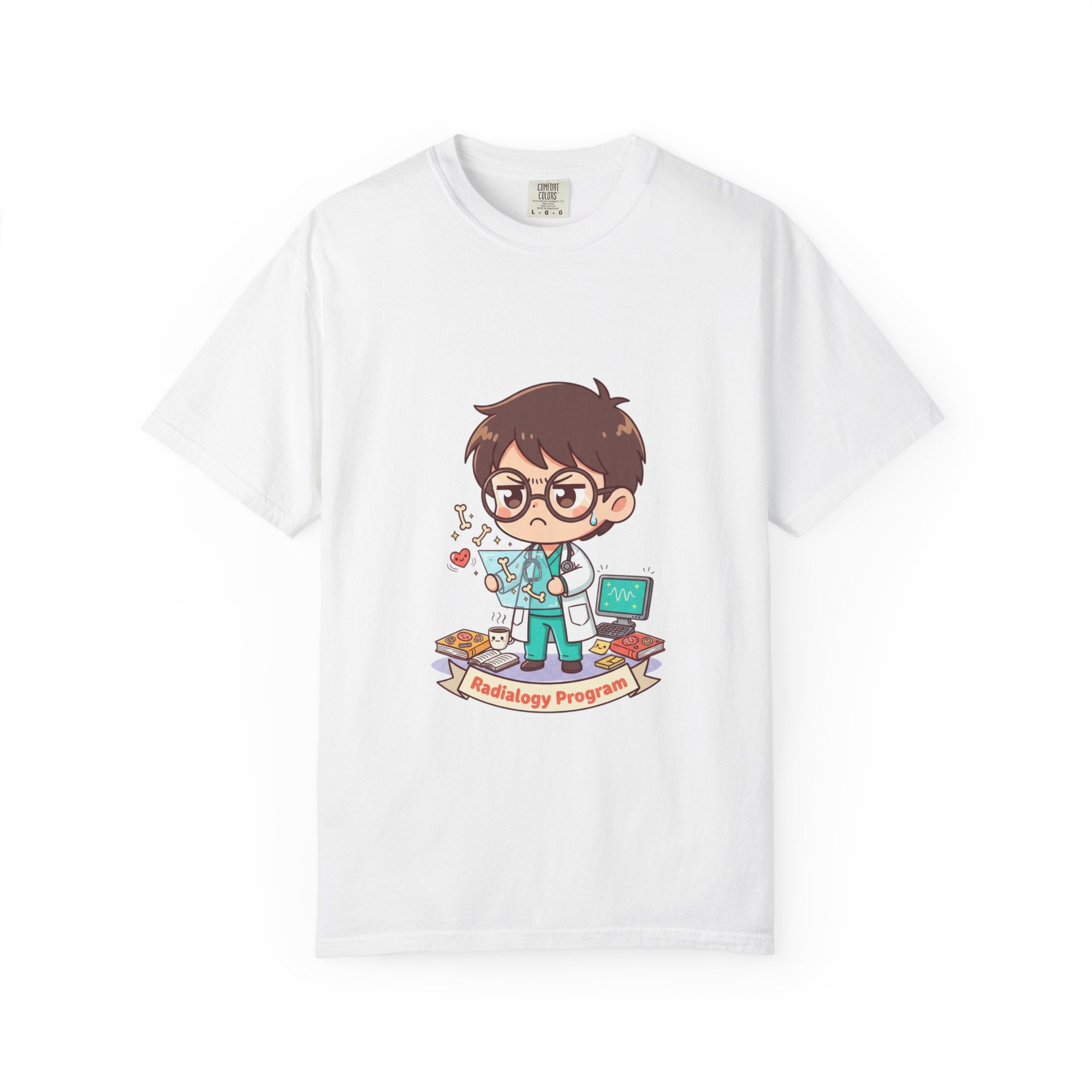 Radiology Program T-Shirt — Cute Radiologist Cartoon College Tee