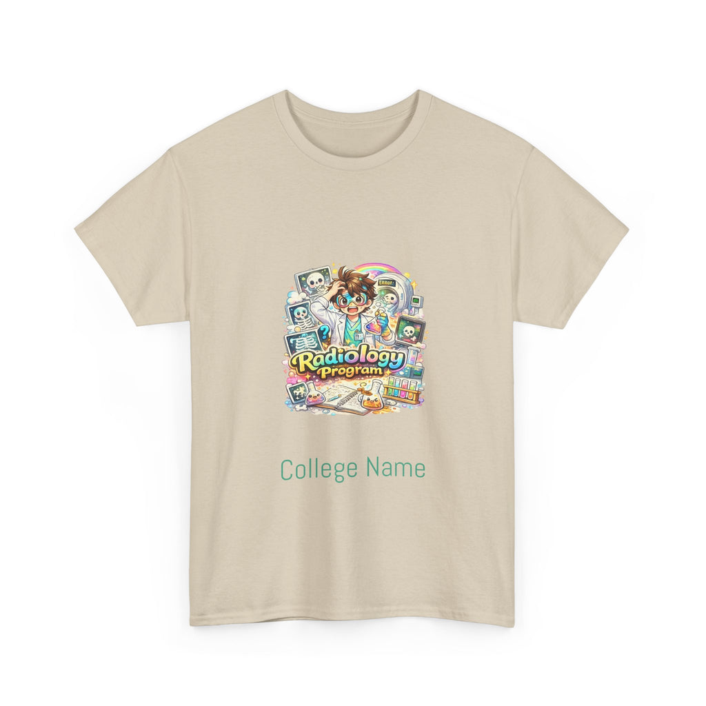 Radiology Tech Vintage Badge T-Shirt — Radiologic Technologist College Shirt