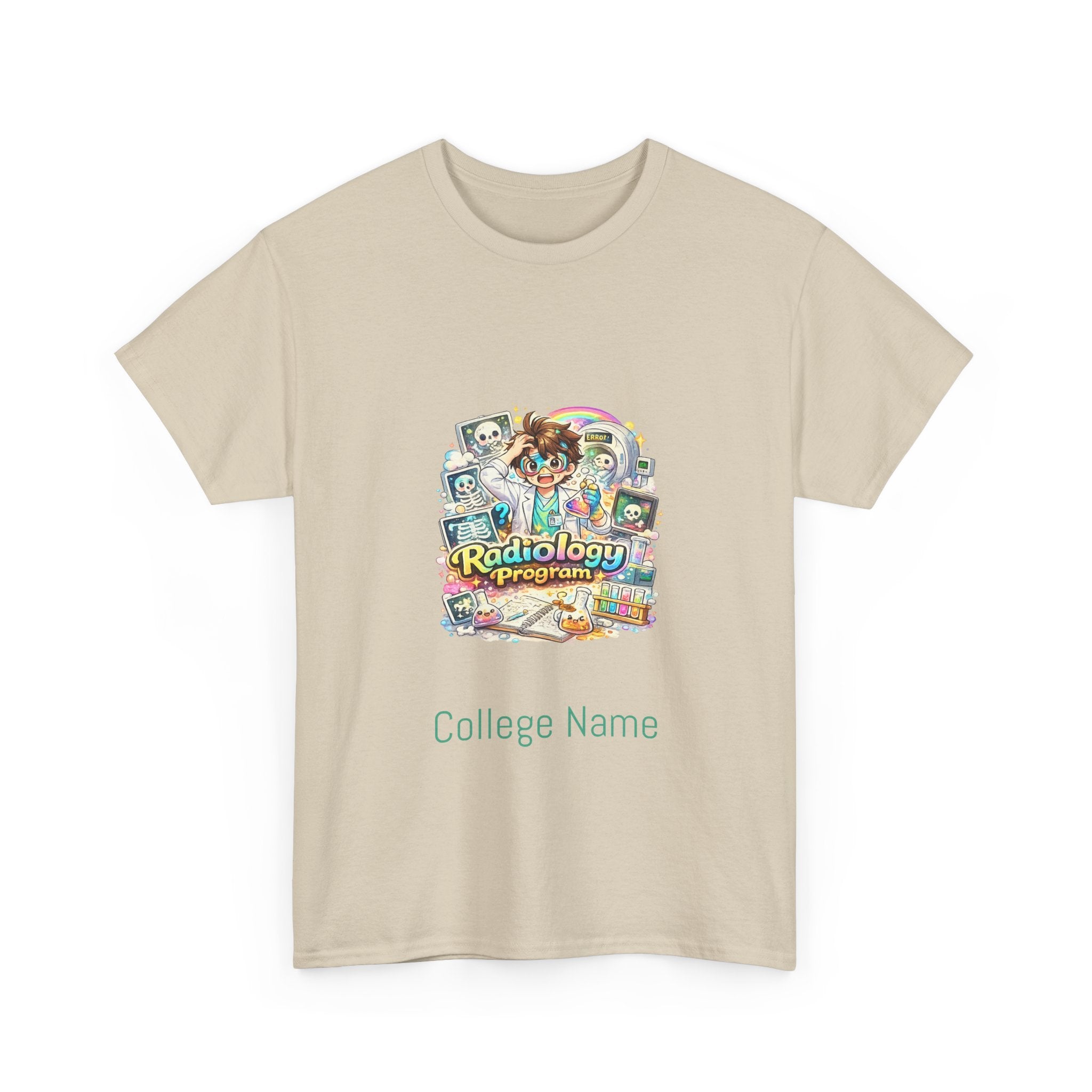 Radiology Tech Vintage Badge T-Shirt — Radiologic Technologist College Shirt