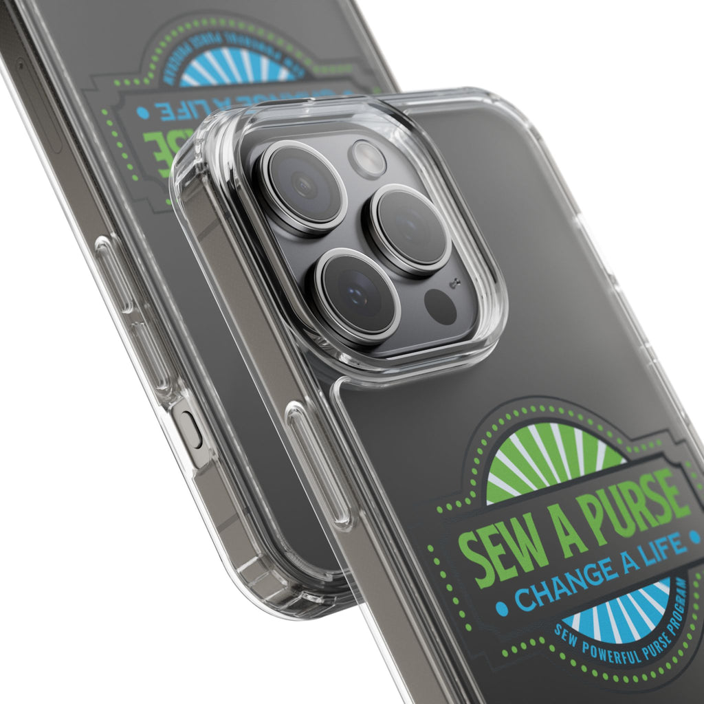 Clear Case — “Sew a Purse, Change a Life” Charity Phone Case