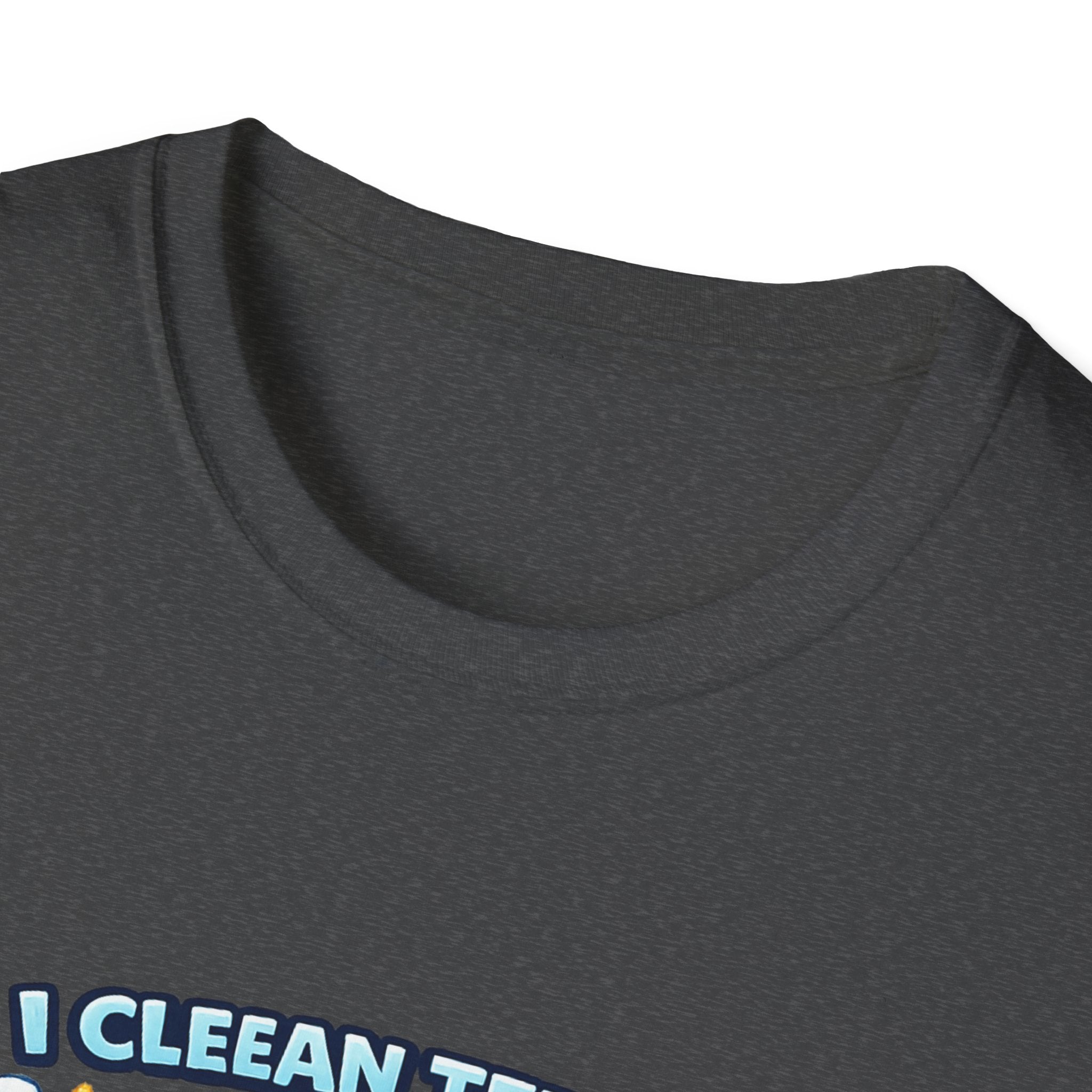 Dental Hygiene T-Shirt — "I Clean Teeth to Make a Smile Bright" Cute Tooth Graphic