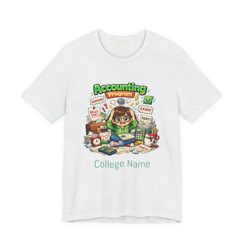 Accounting Program Student Tee — Cute Study Cartoon College Shirt