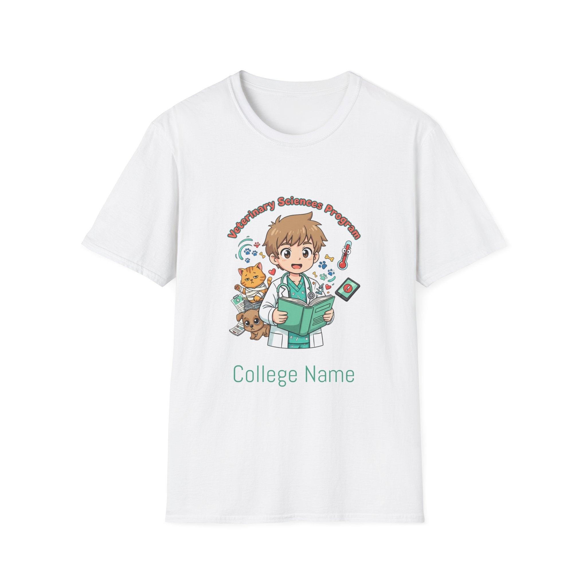 Cute Veterinary Student T-Shirt — "Future Veterinarian" Animal Care Tee