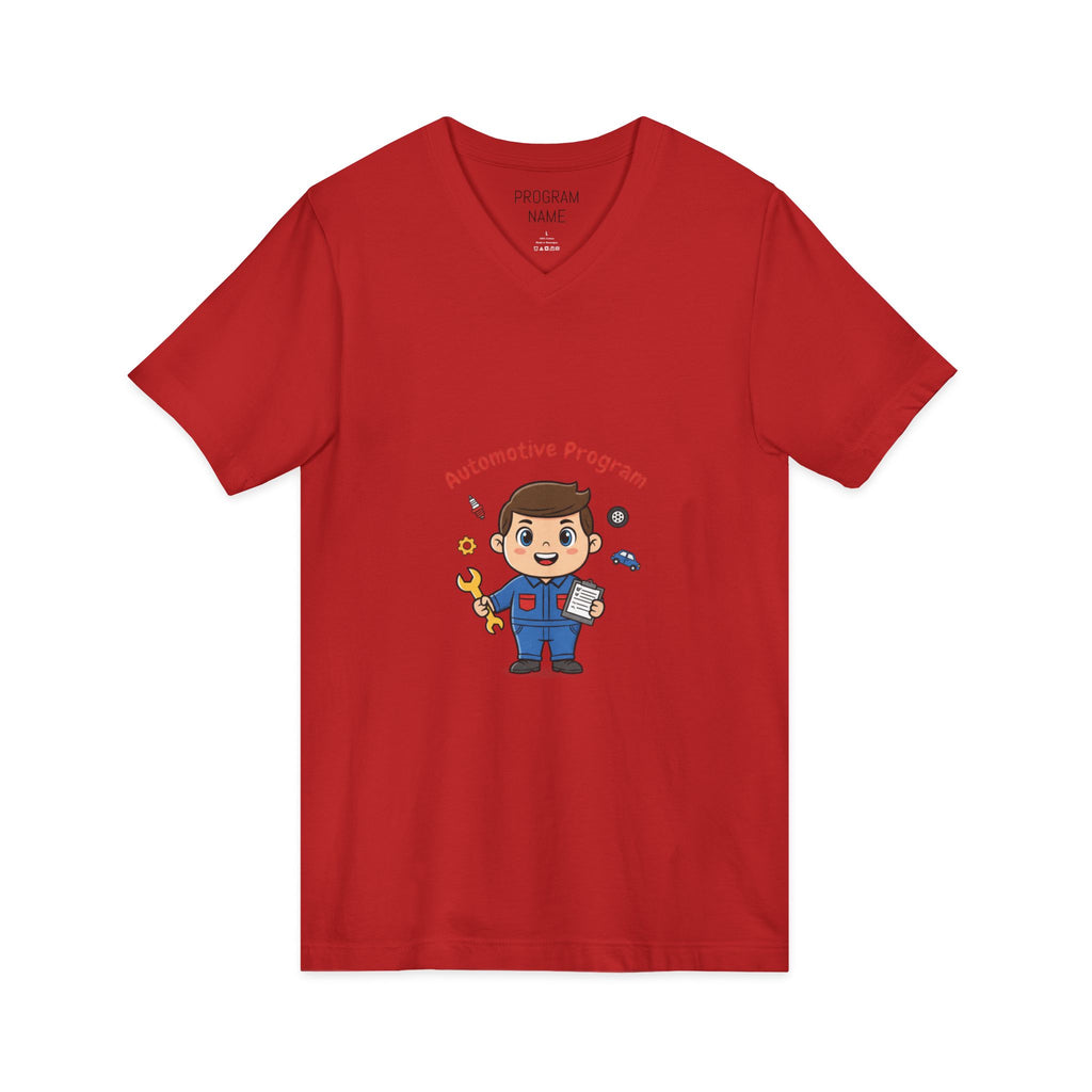 Automotive Program Mechanic Tee — Cute Auto Tech T‑Shirt with Wrench Graphic