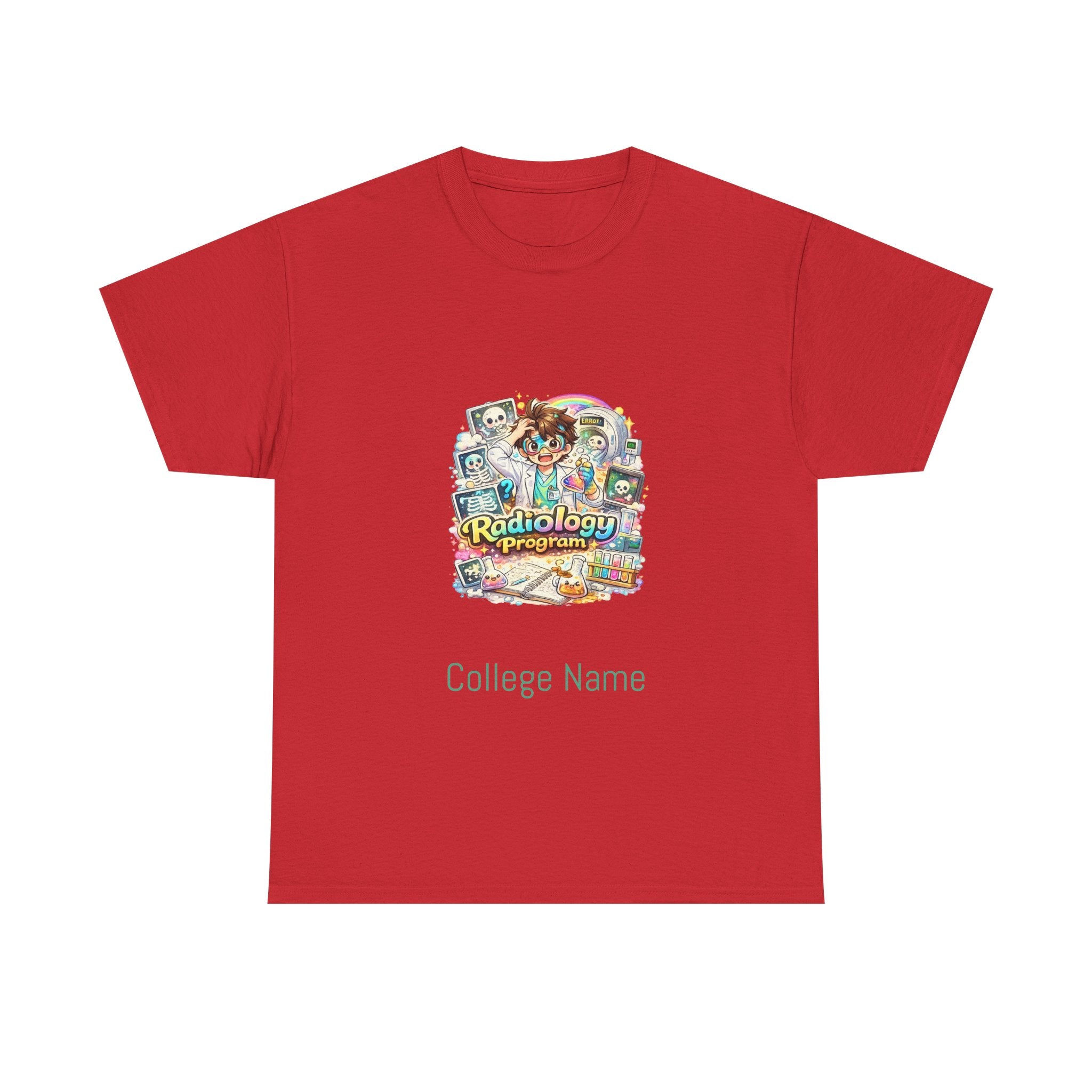 Radiology Tech Vintage Badge T-Shirt — Radiologic Technologist College Shirt