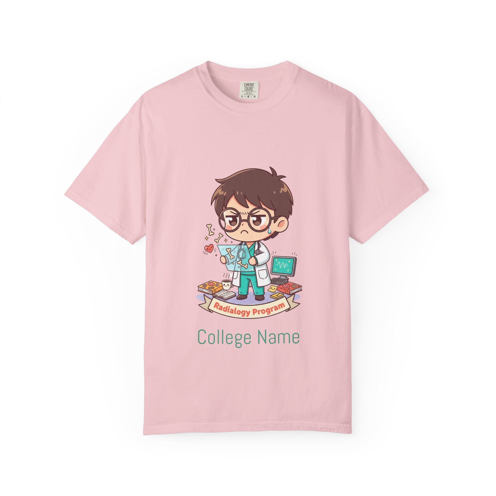 Radiology Program T-Shirt — Cute Radiologist Cartoon College Tee
