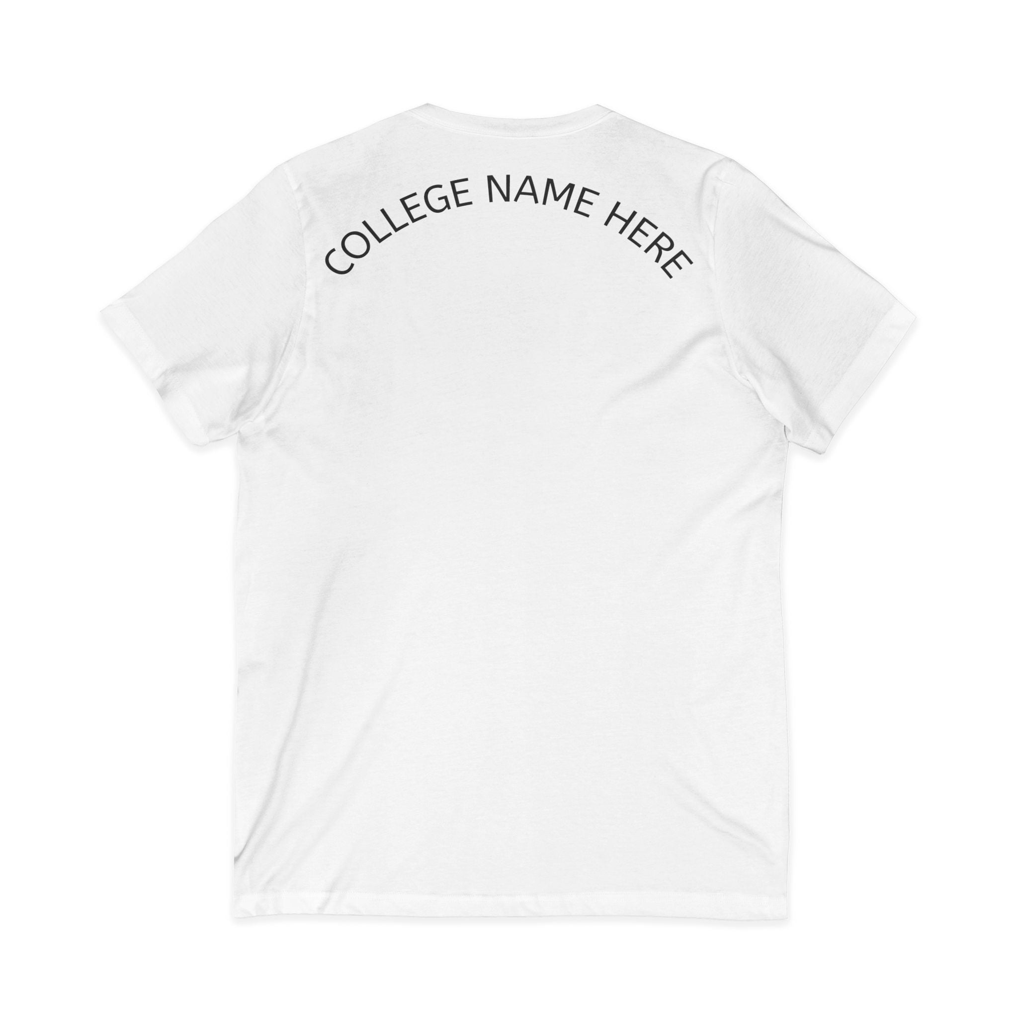 Business Management Program V-Neck Tee — College Student Career Prep Shirt
