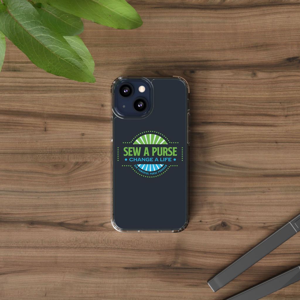 Clear Case — “Sew a Purse, Change a Life” Charity Phone Case
