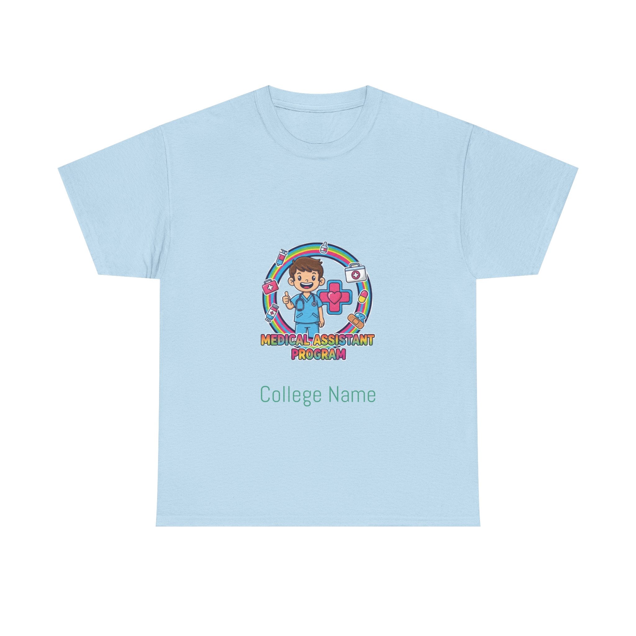 Medical Assistant Graphic Tee — White T‑Shirt