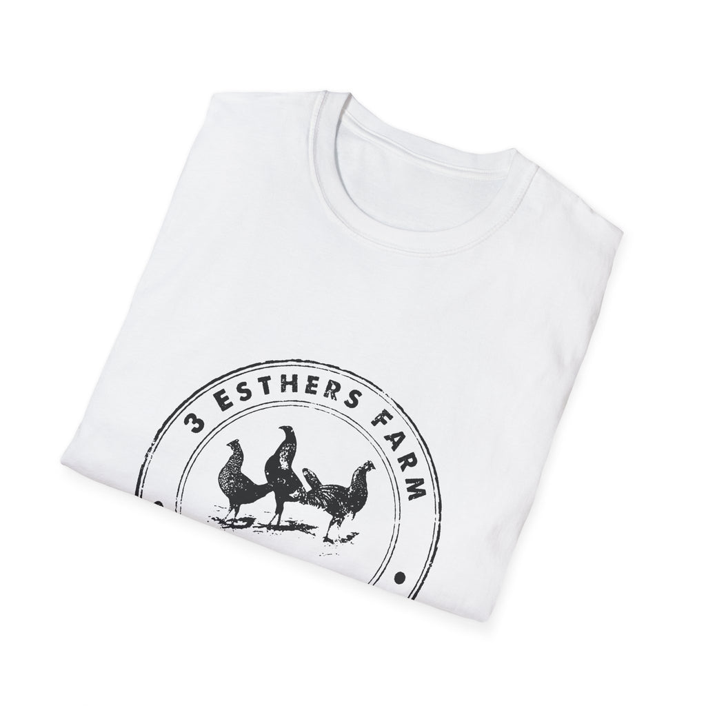 Farmhouse Chickens T-Shirt — "Pesthers Farm: Feeding Hungry Hens" Vintage Logo