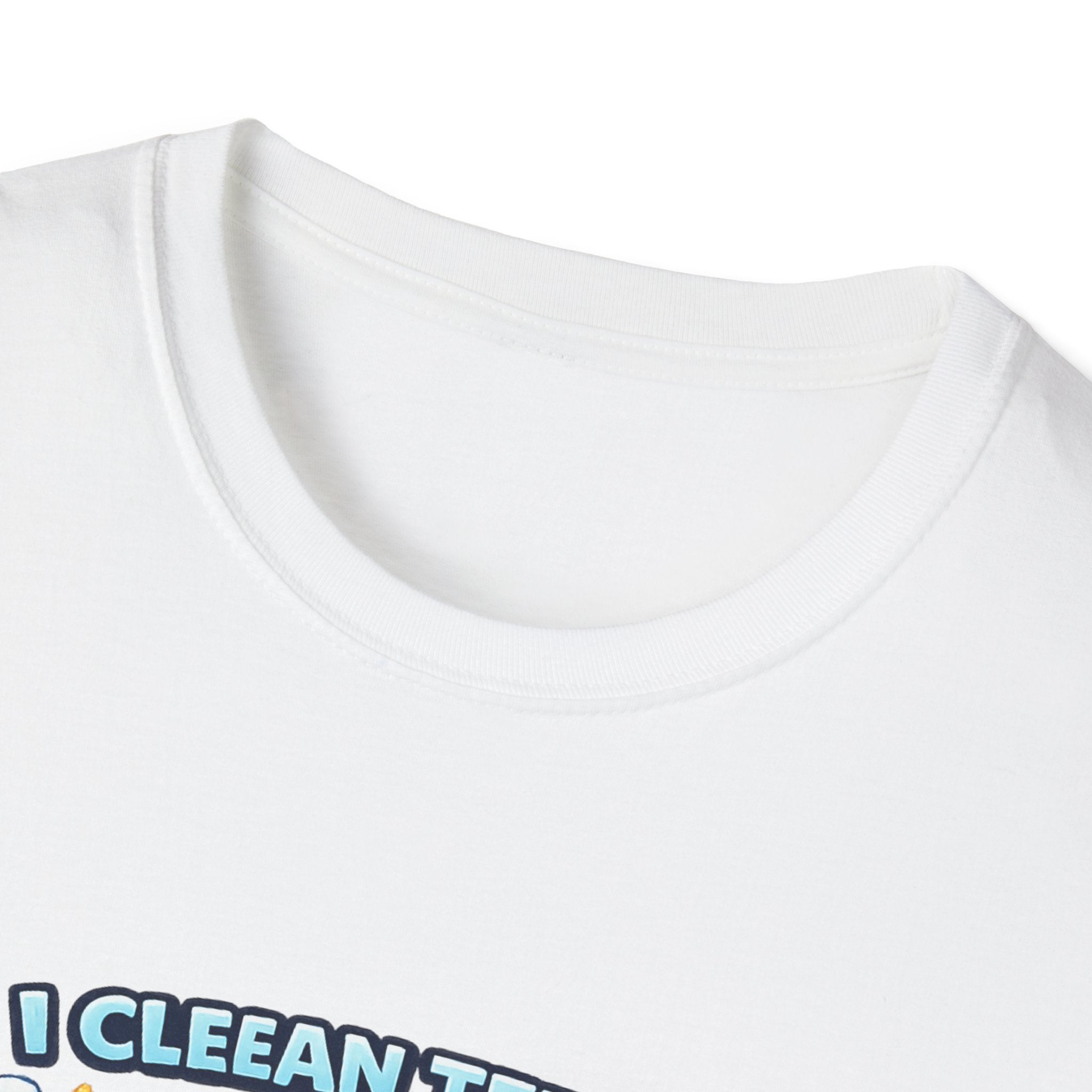 Dental Hygiene T-Shirt — "I Clean Teeth to Make a Smile Bright" Cute Tooth Graphic