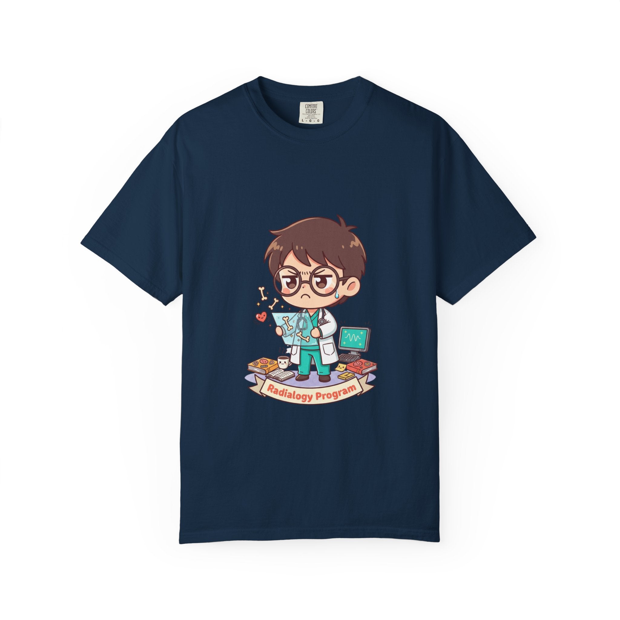 Radiology Program T-Shirt — Cute Radiologist Cartoon College Tee