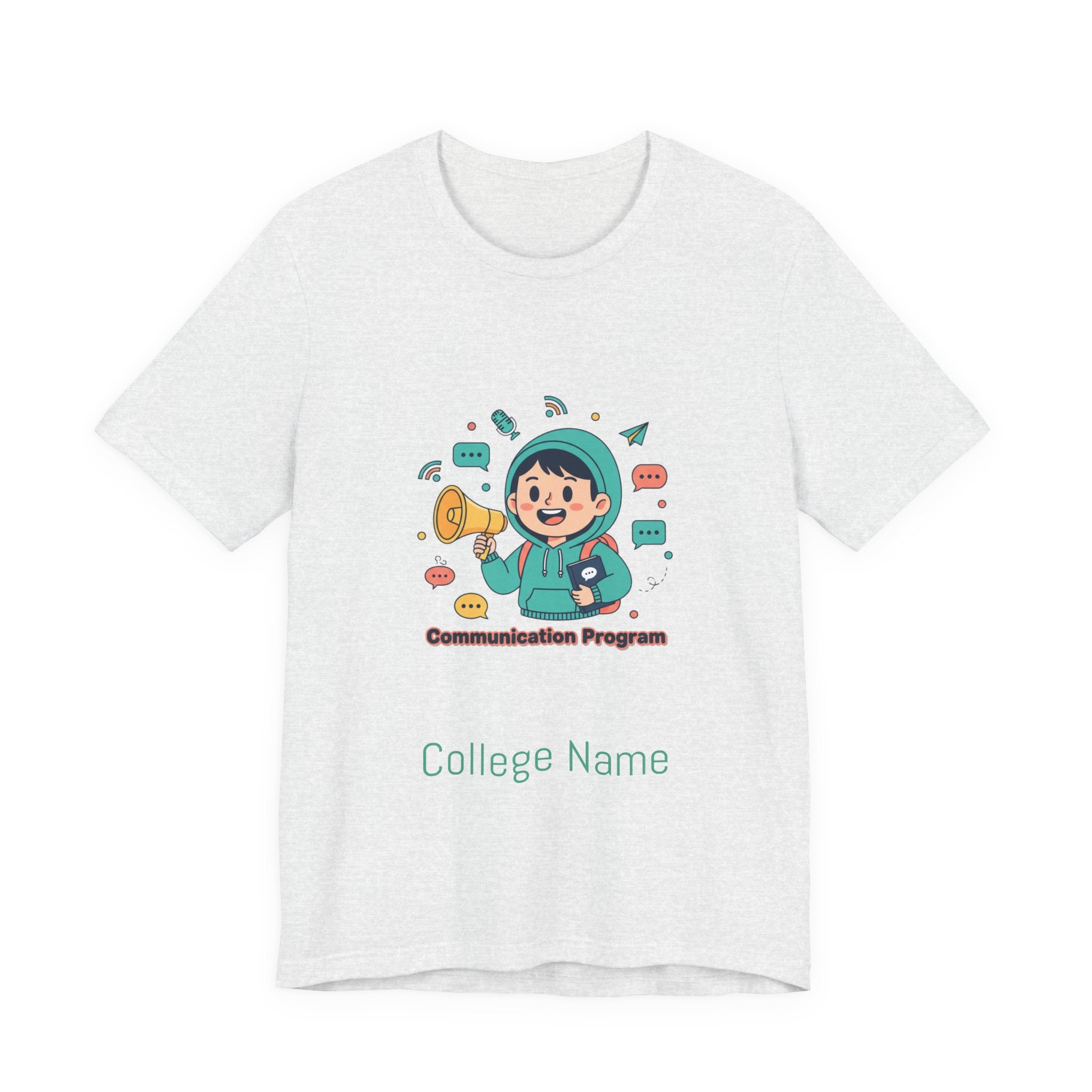 Communication Program T‑Shirt — Cute Mascot Tee