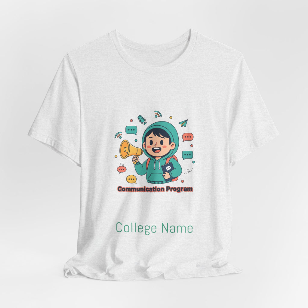 Communication Program T‑Shirt — Cute Mascot Tee