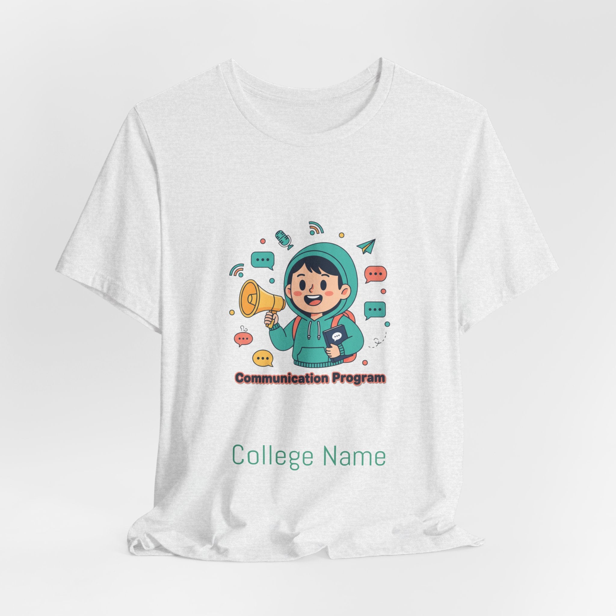 Communication Program T‑Shirt — Cute Mascot Tee