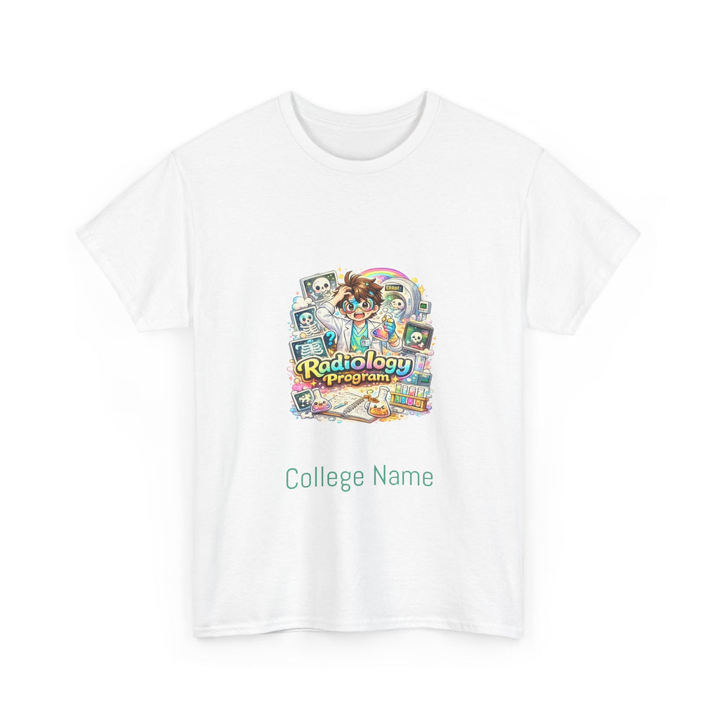 Radiology Tech Vintage Badge T-Shirt — Radiologic Technologist College Shirt