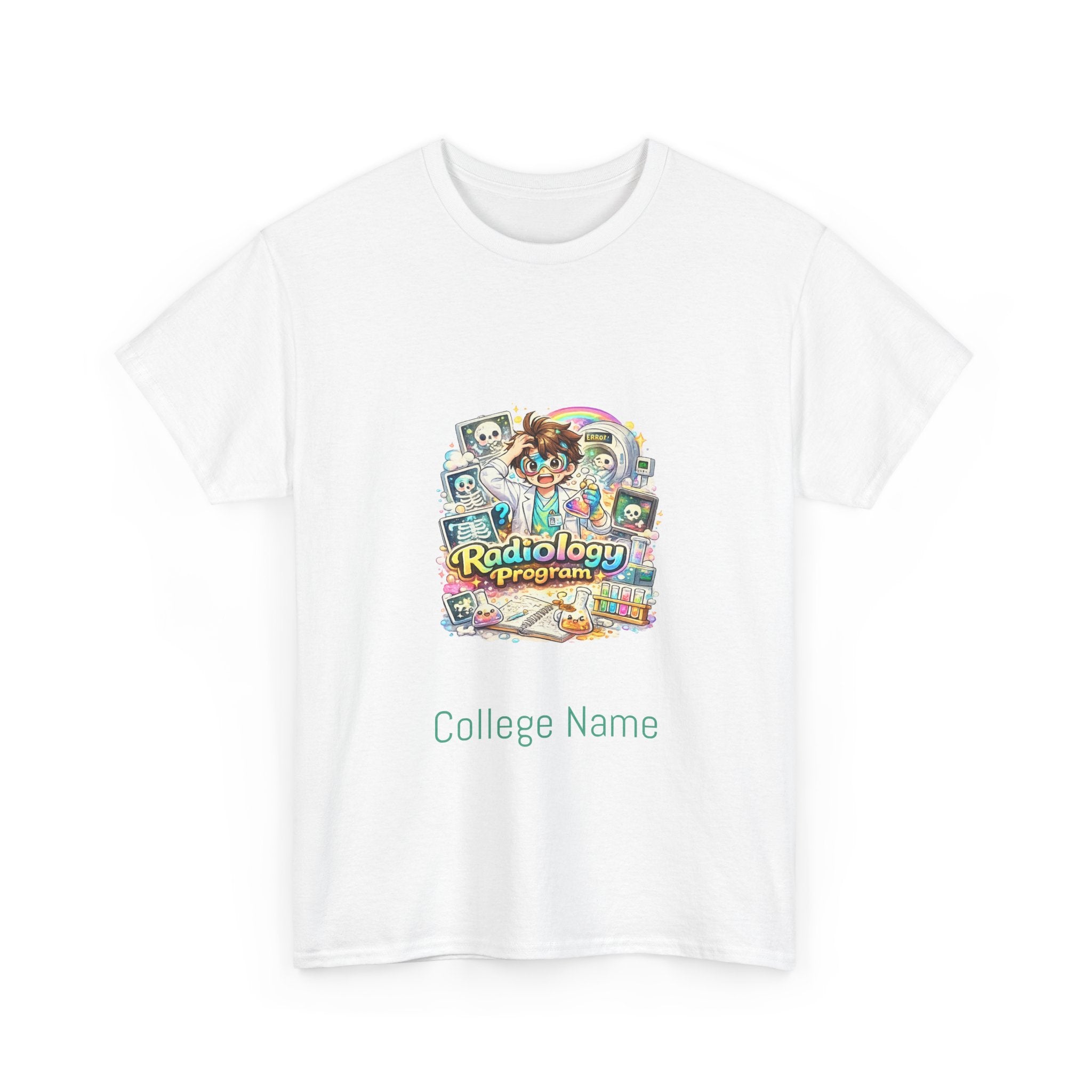Radiology Tech Vintage Badge T-Shirt — Radiologic Technologist College Shirt