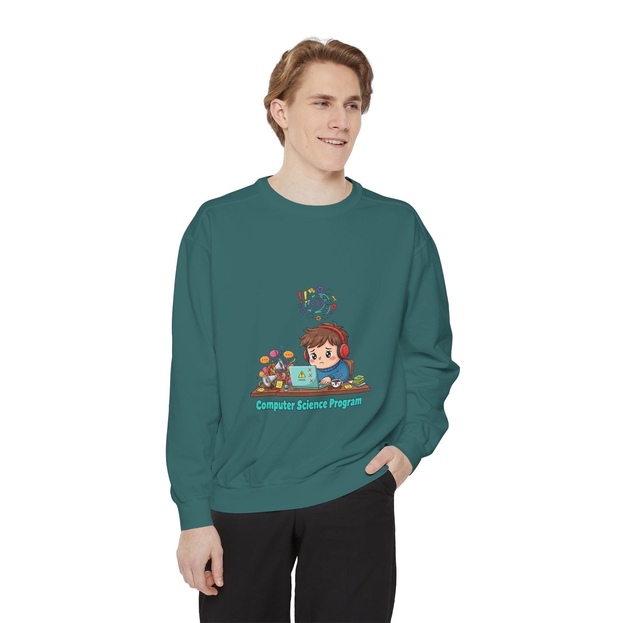Computer Science Unisex Garment-Dyed Sweatshirt