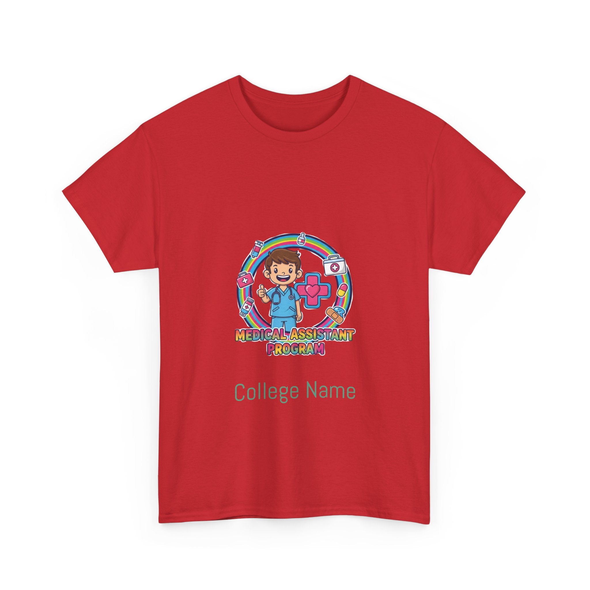 Medical Assistant Graphic Tee — White T‑Shirt