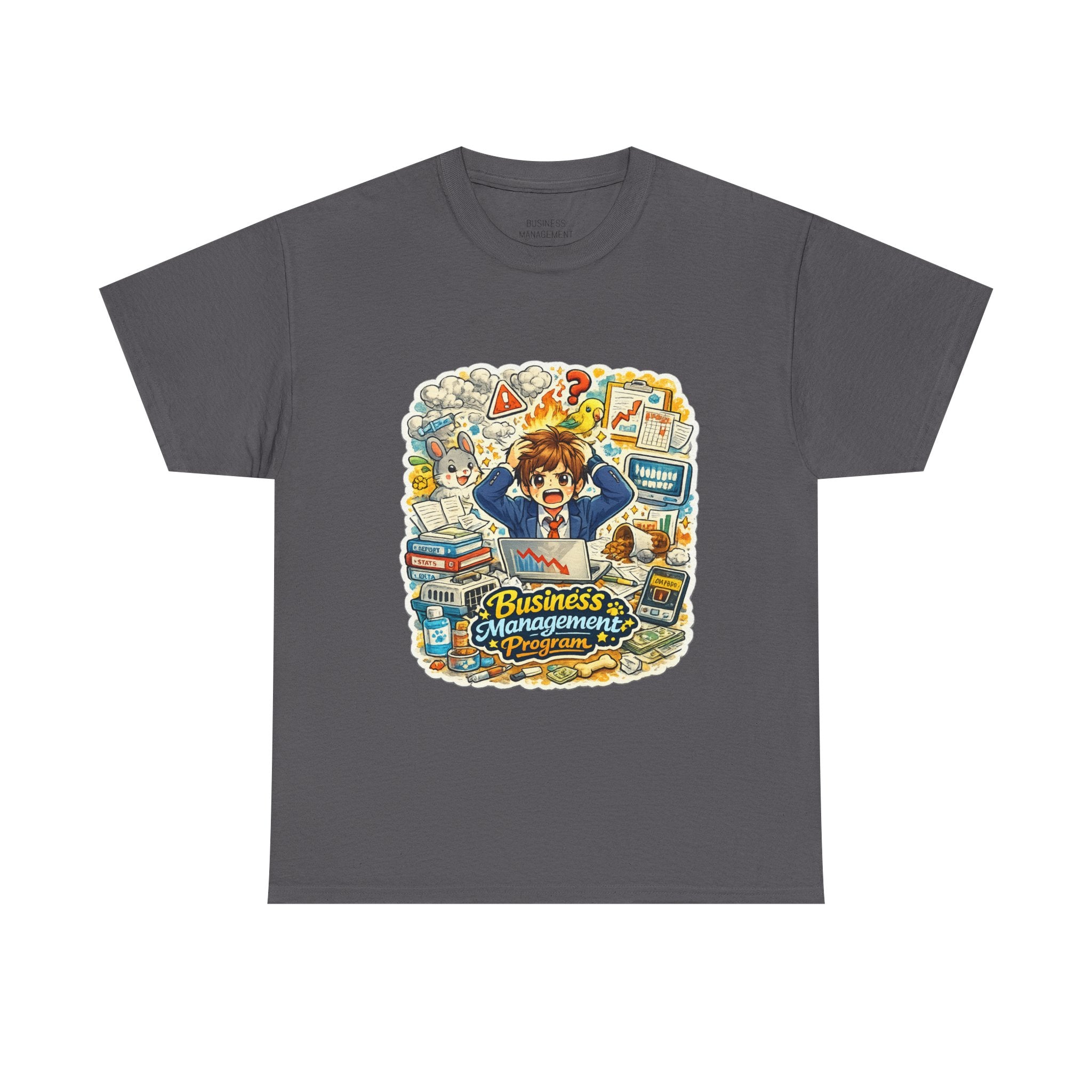 Business Management Major T-Shirt - Cute College Illustration Tee