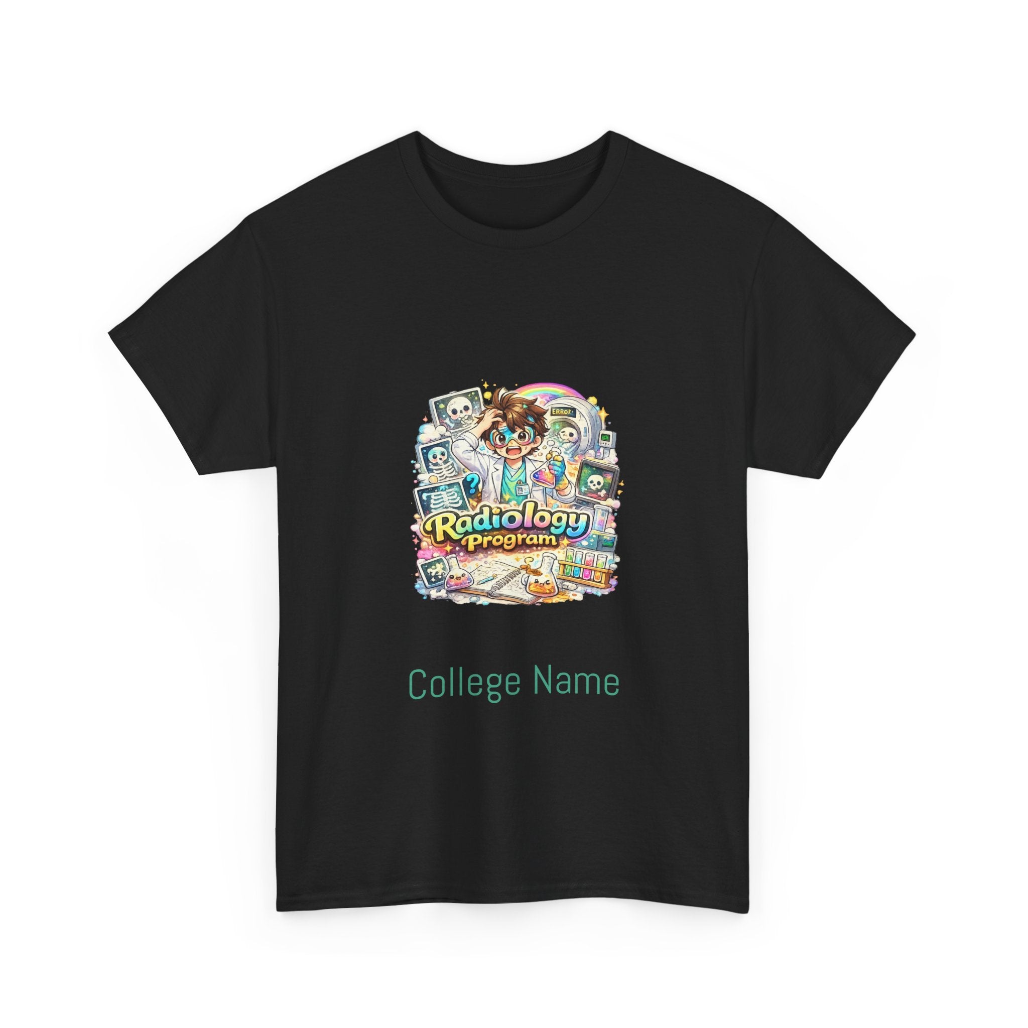 Radiology Tech Vintage Badge T-Shirt — Radiologic Technologist College Shirt