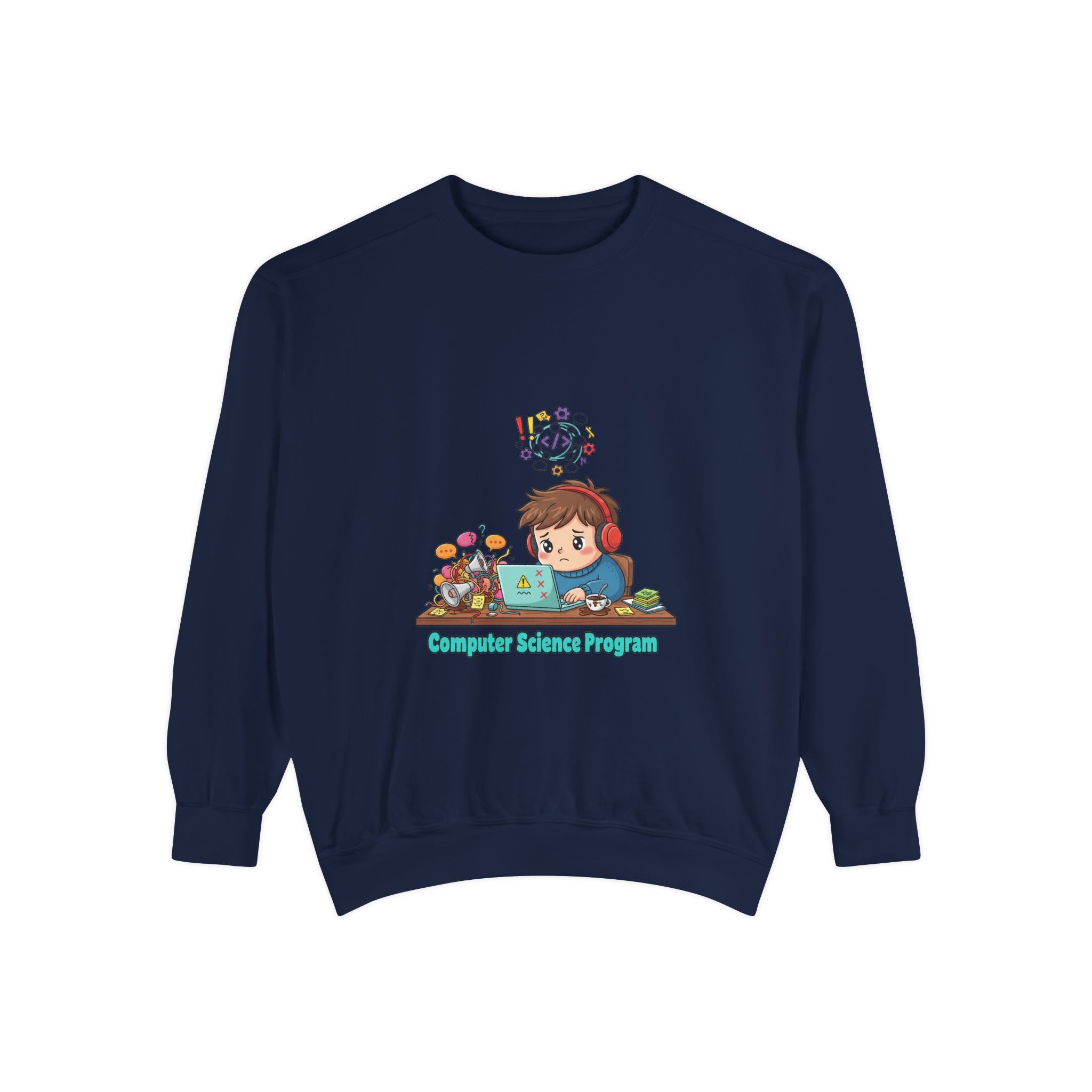 Computer Science Unisex Garment-Dyed Sweatshirt