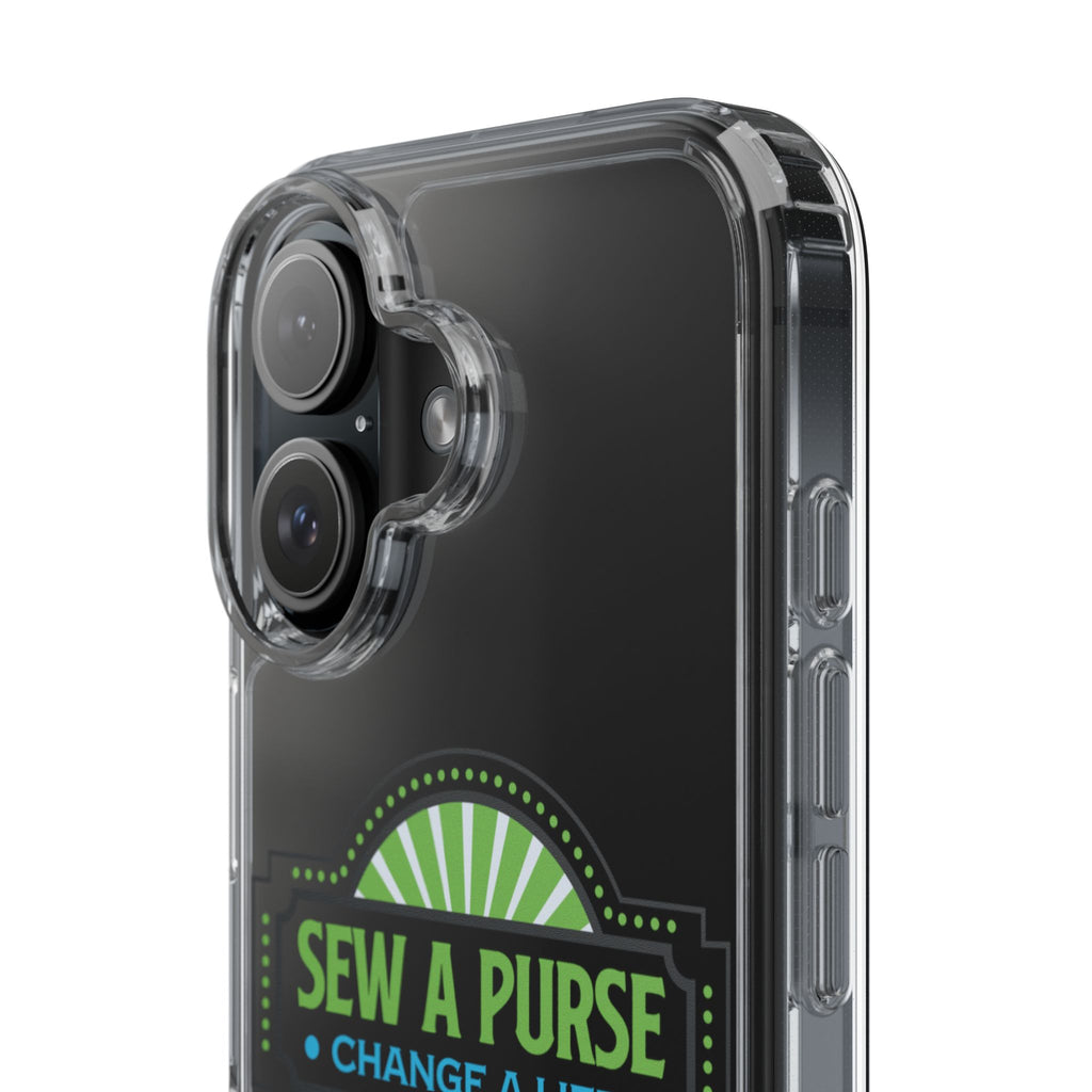 Clear Case — “Sew a Purse, Change a Life” Charity Phone Case