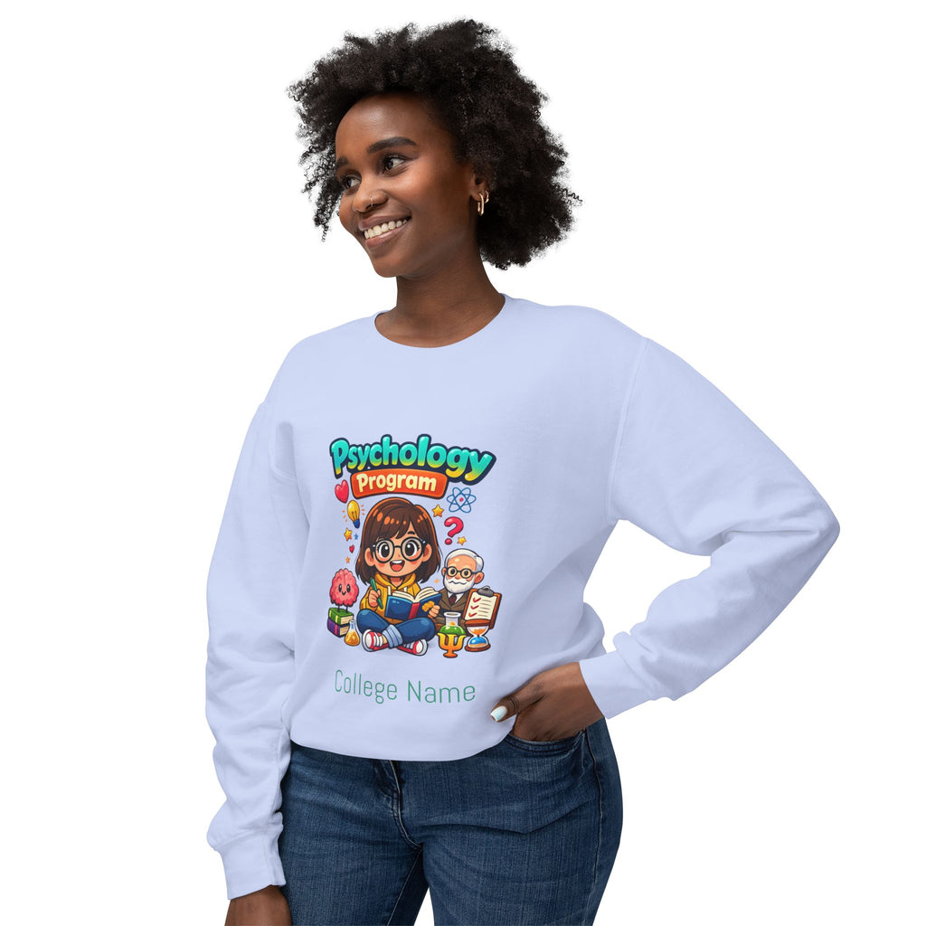 Psychology Program Crewneck Sweatshirt — Cute Student Grad Design