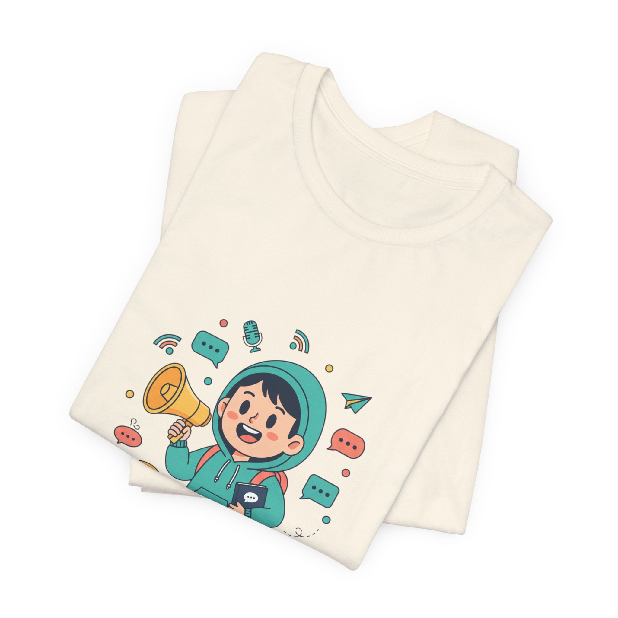 Communication Program T‑Shirt — Cute Mascot Tee