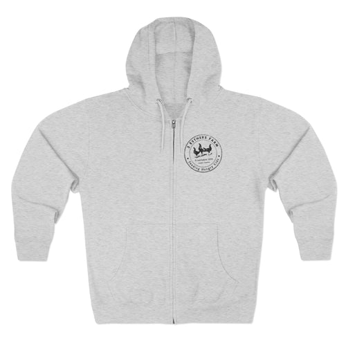 3 Esther Zip Hoodie – Coastal Sailing Badge Chest Print