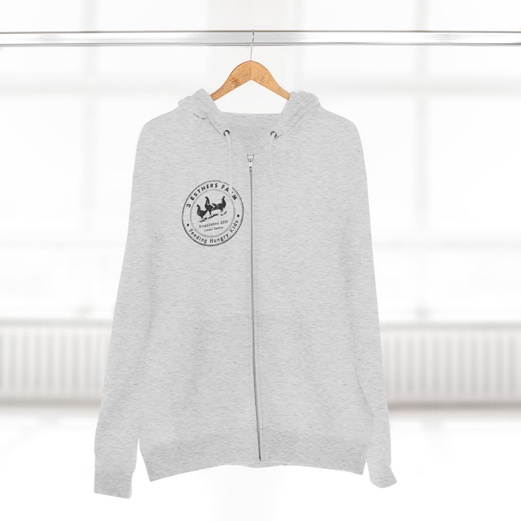 3 Esther Zip Hoodie – Coastal Sailing Badge Chest Print
