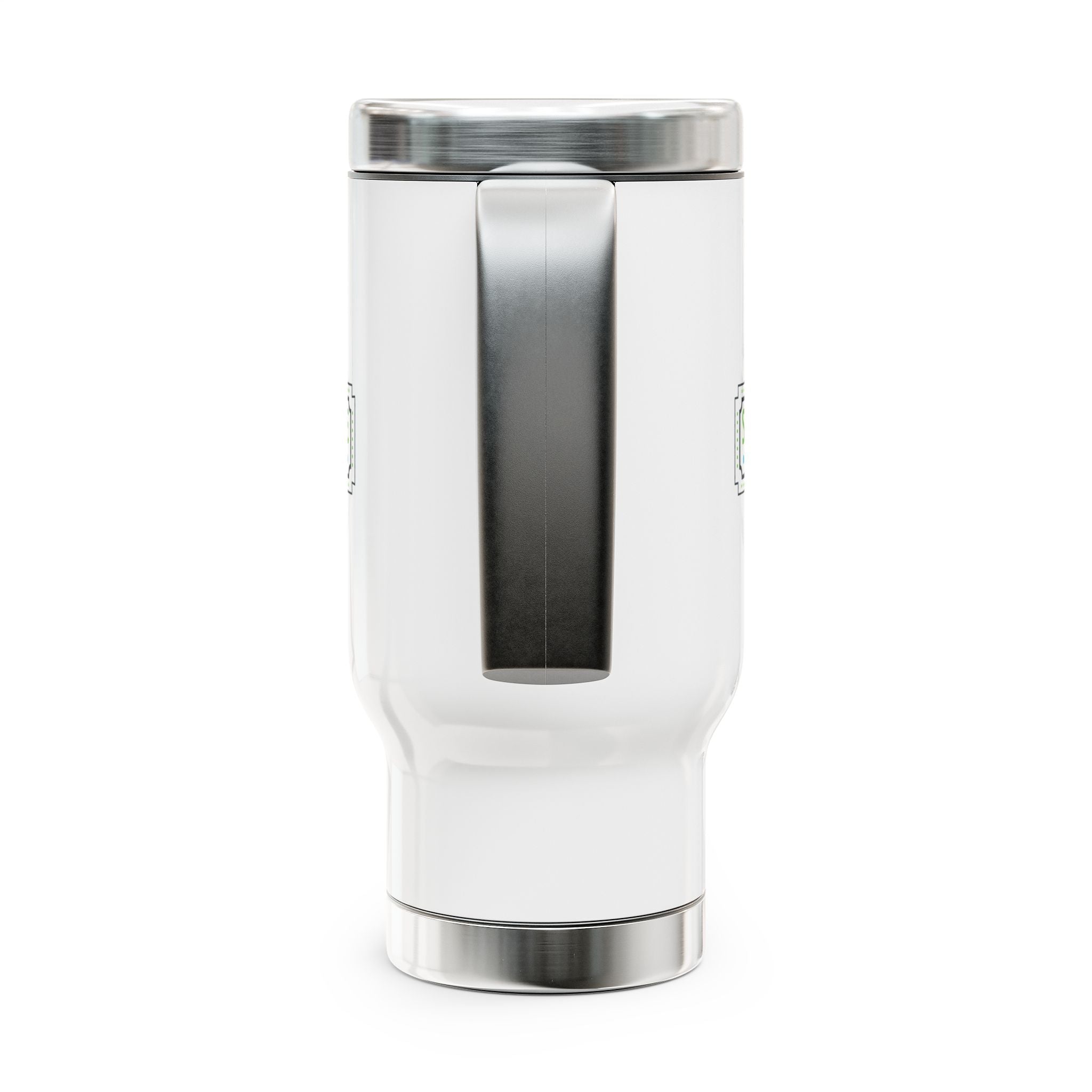 Sew A Purse Logo 14oz Stainless Steel Travel Mug with Handle