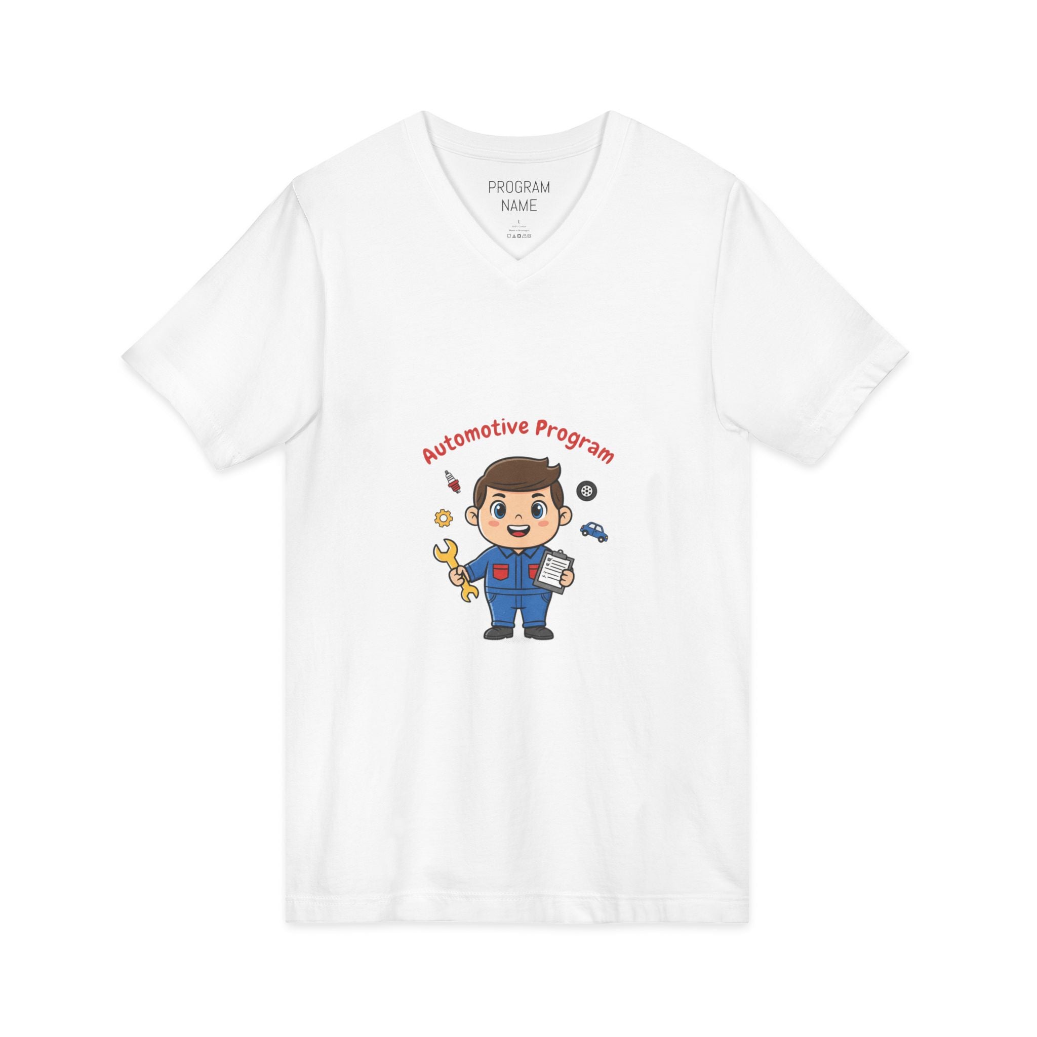 Automotive Program Mechanic Tee — Cute Auto Tech T‑Shirt with Wrench Graphic
